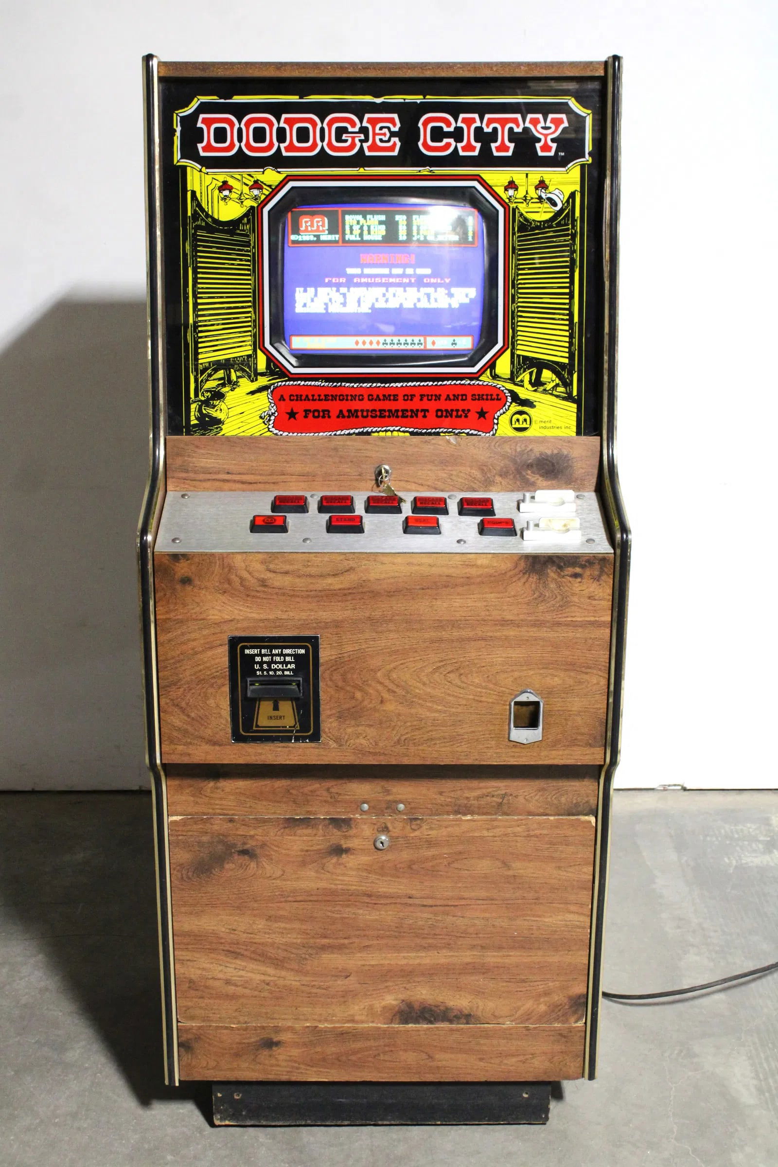 Dodge City Poker Arcade Game (1 of 3)