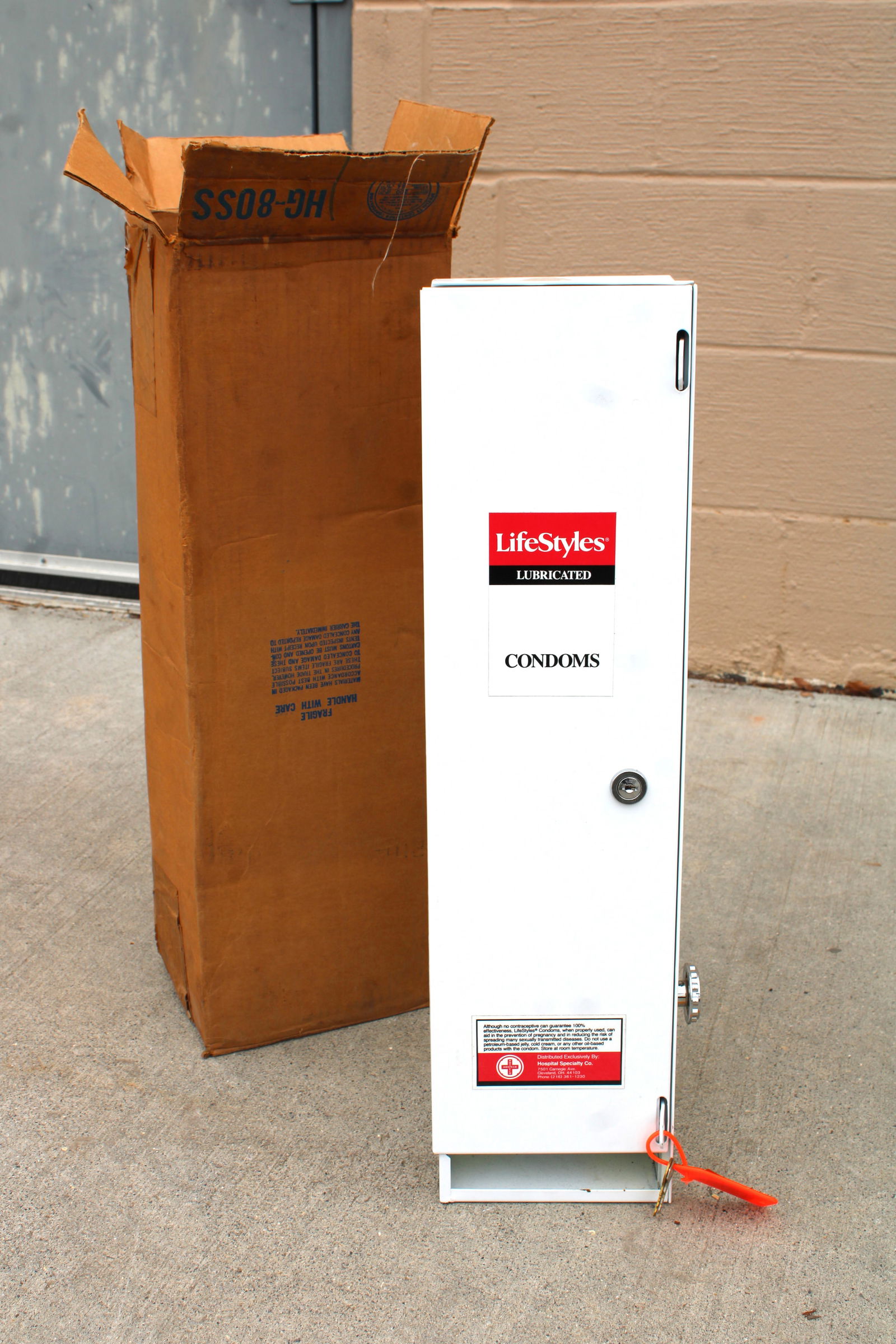 NOS Coin Operated Wall Dispenser (1 of 2)