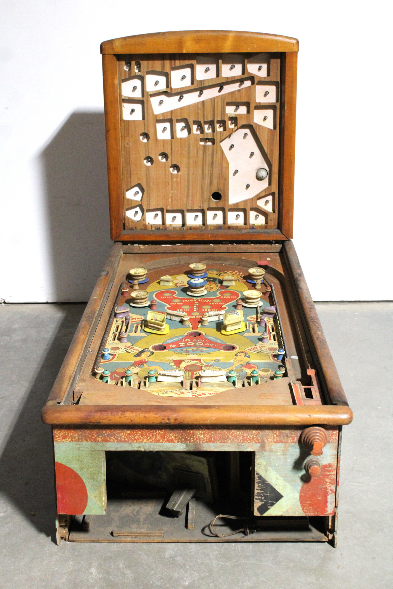Buccaneer Woodrail Pinball, For Parts or Restoration: Parts Machine. This item requires third-party shipping or pickup arrangements to be made.