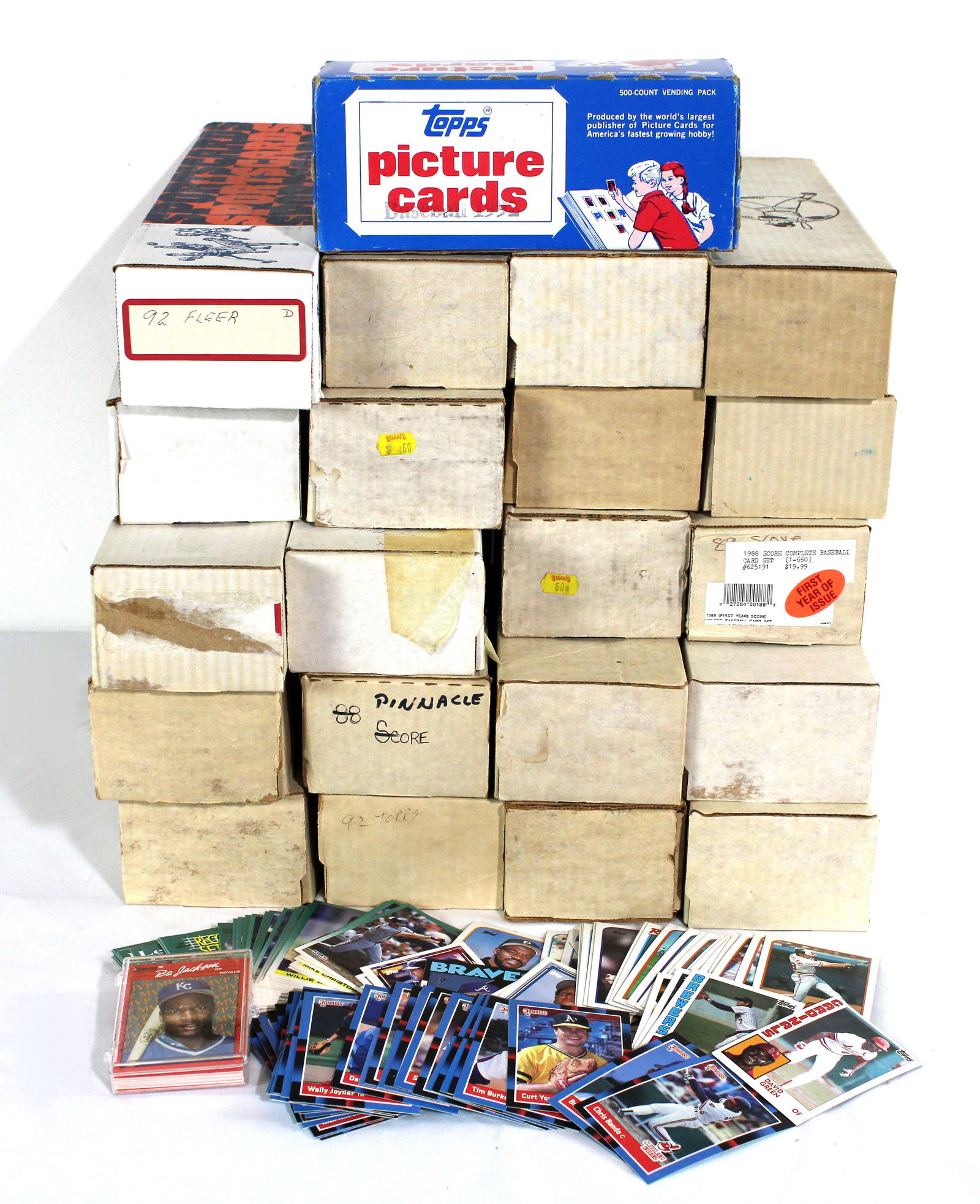 Baseball Cards incl. Topps, 1980s-90s (1 of 2)