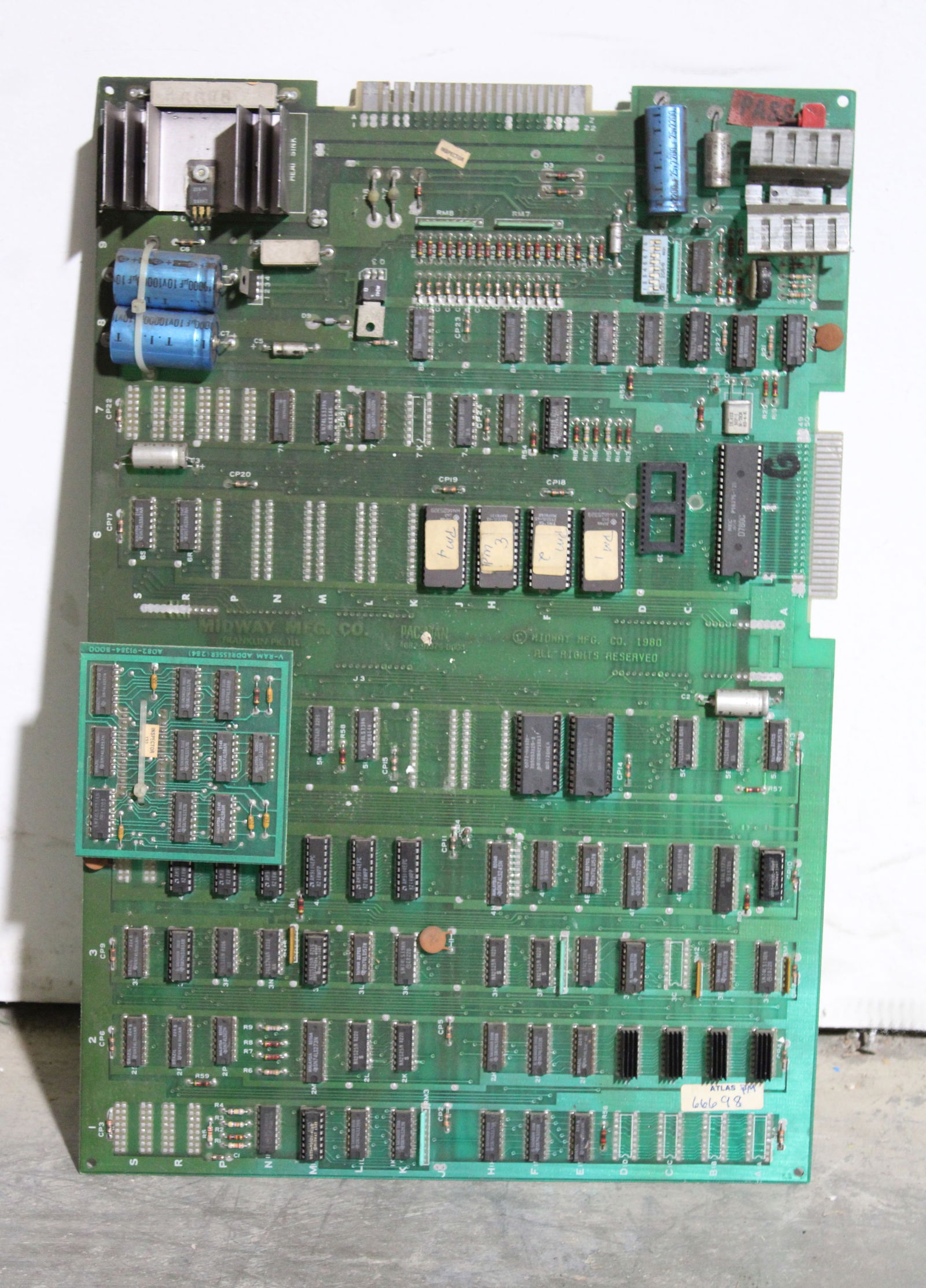 Midway Pac-Man Arcade Game Board (1 of 1)