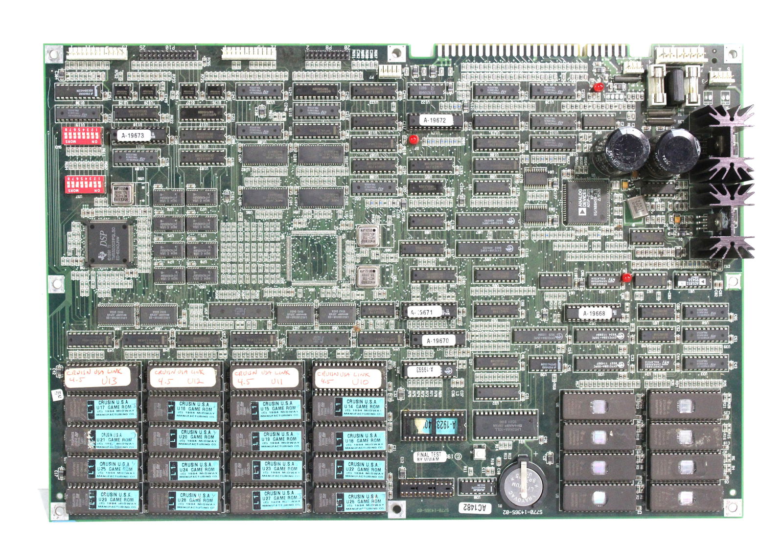 Midway Cruisin' USA Arcade Game Board, Lot 1 (1 of 1)