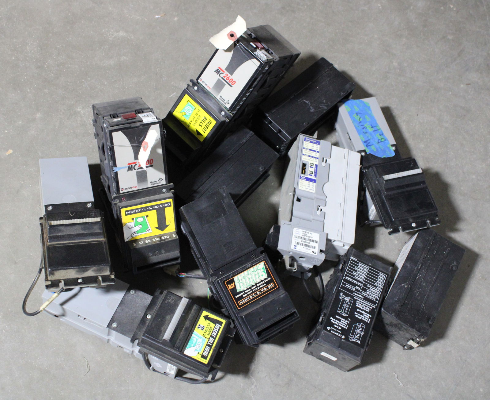 Dollar Bill Acceptors and Parts, Lot 3 (1 of 4)