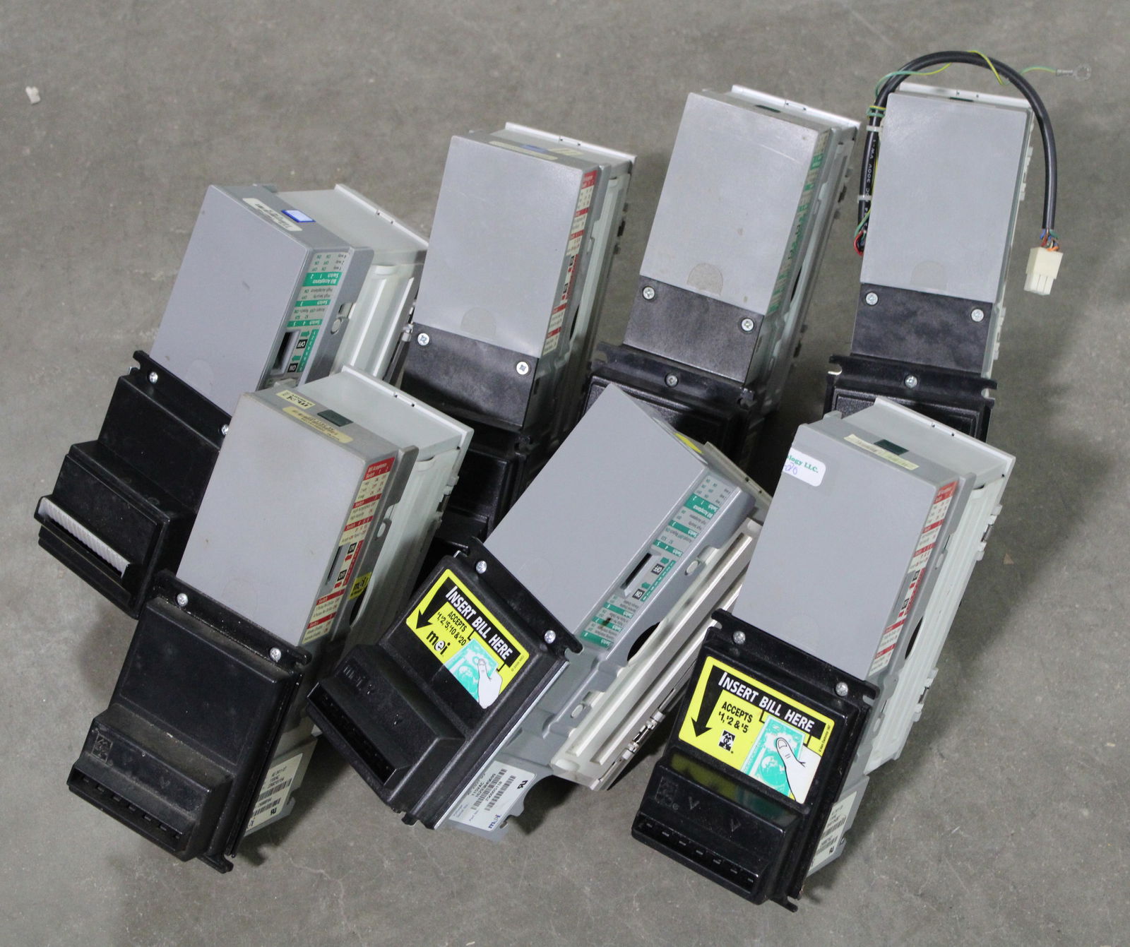MEI Dollar Bill Acceptors, Lot 5 (1 of 4)