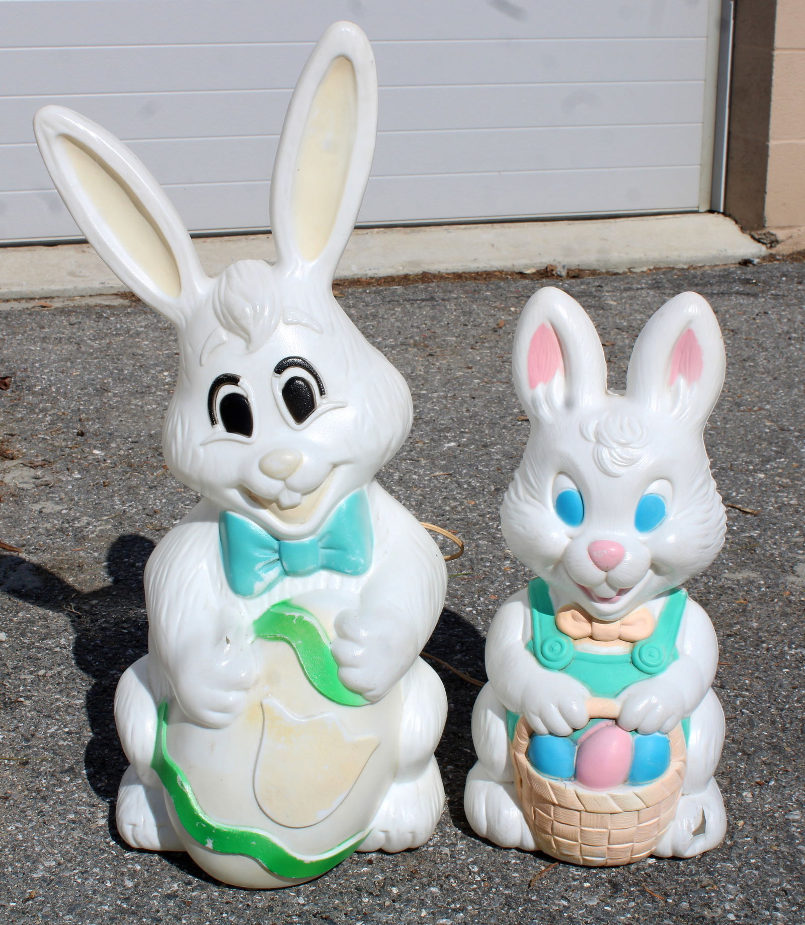 Easter Bunny Vintage Blowmolds (1 of 2)