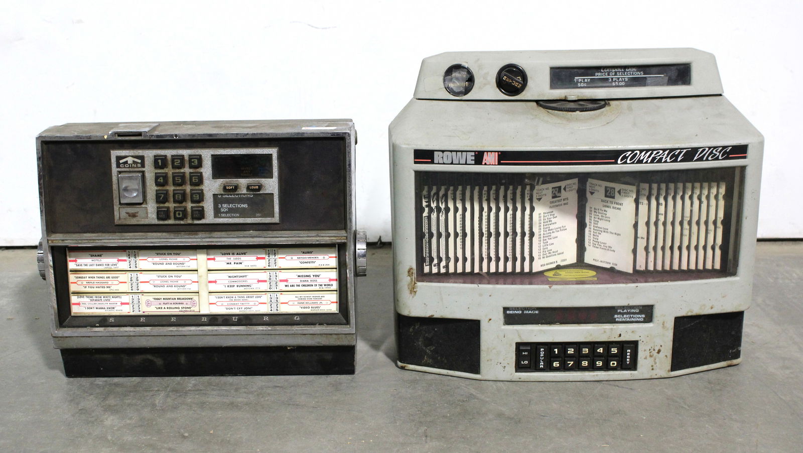 Wallboxes incl. Rowe CD Wallbox and Seeburg (1 of 2)