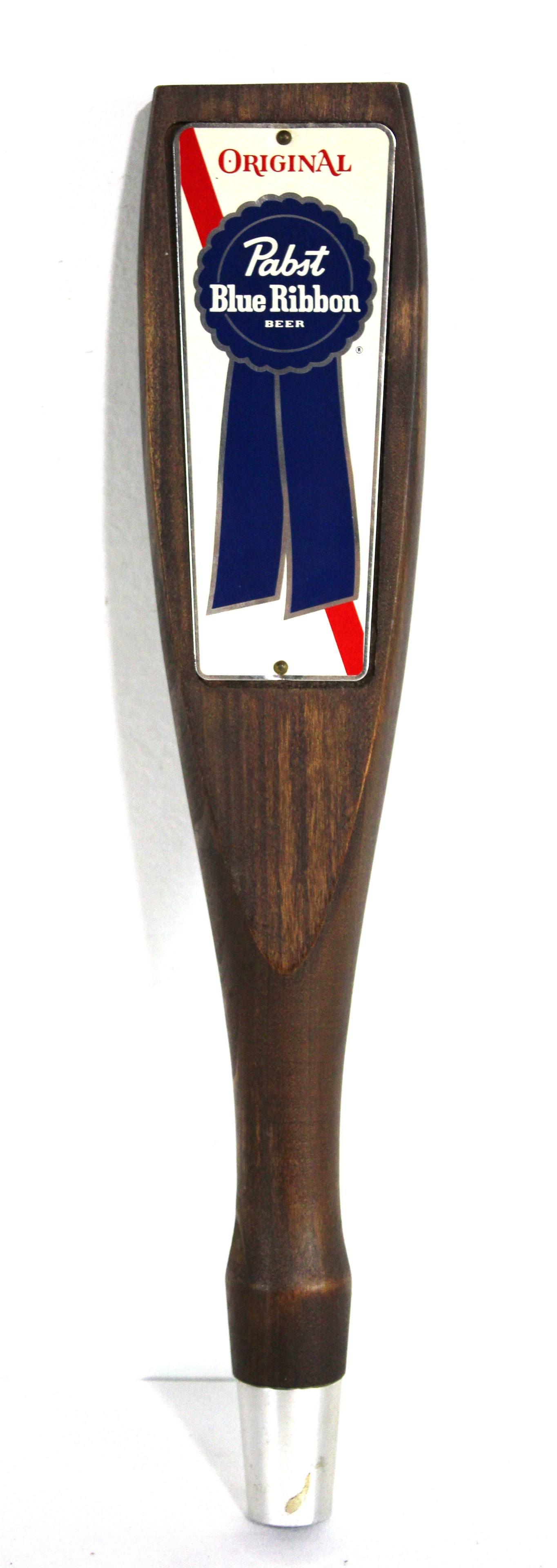 NOS Pabst Blue Ribbon PBR Wooden Beer Tap Handle (1 of 2)