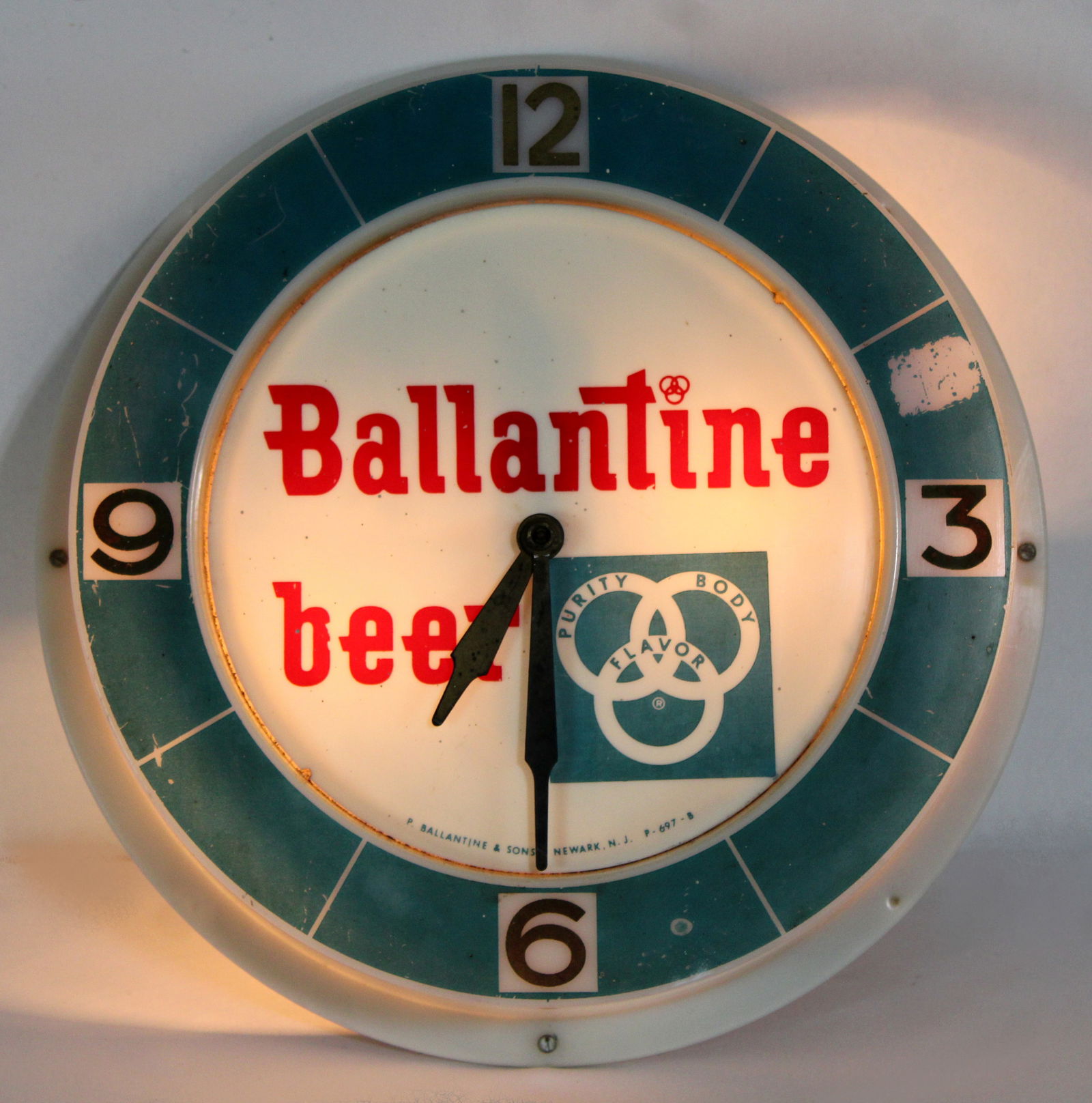Ballantine Beer Clock (1 of 3)