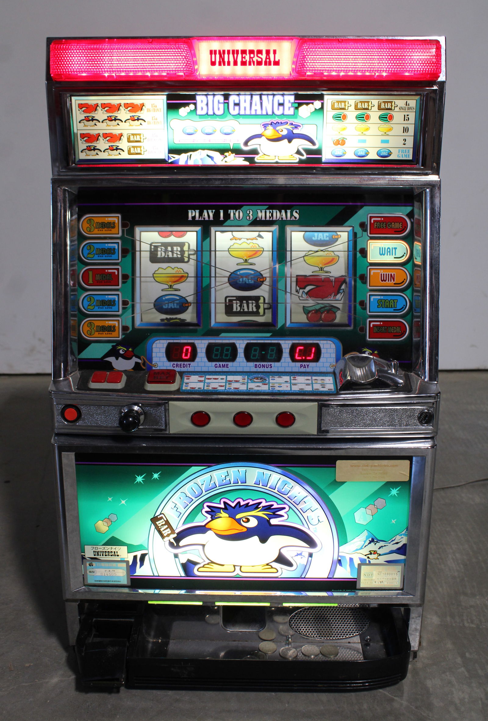 BIG CHANCE スロットマシン Big Chance 777 Slot Machine