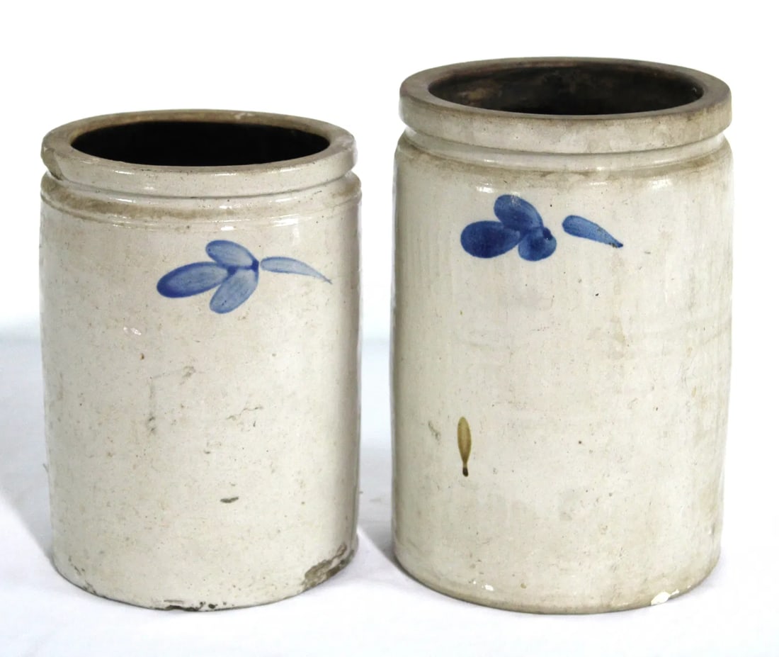 Antique Stoneware Crocks (1 of 3)