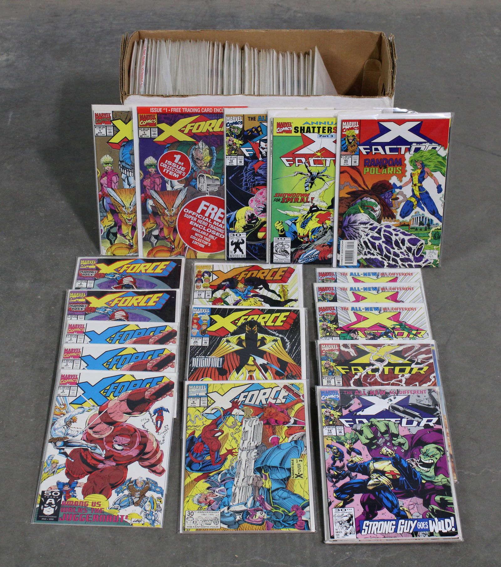 Marvel X-Force / X-Factor Comic Book Reseller's Lot (1 of 2)