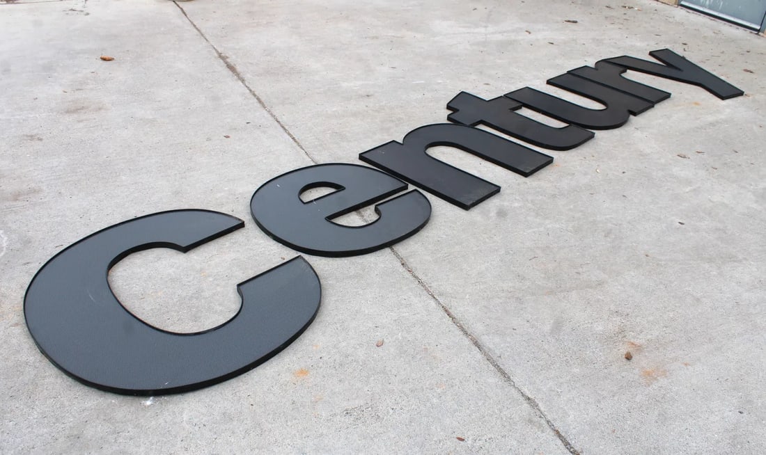 Century Dodge of Mt. Airy, Maryland Dealership Letters: Plastic. This item requires third-party shipping or pickup arrangements to be made. Dimensions of C: 38 x 35 x 1