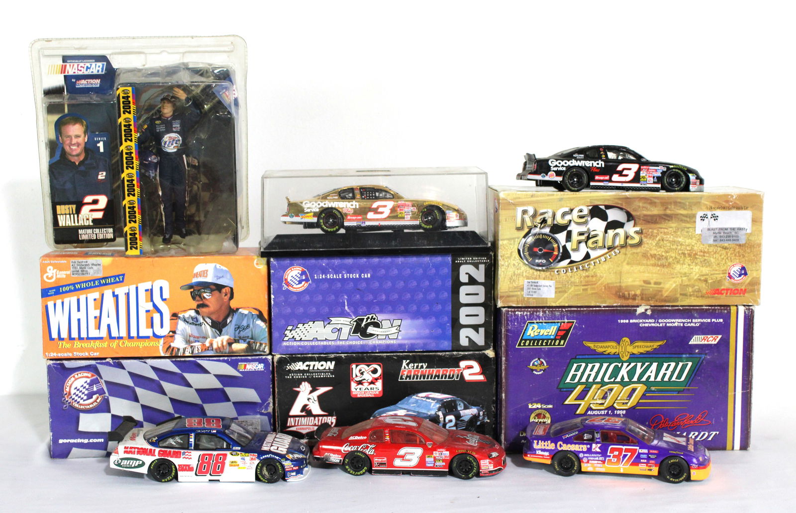 Assorted Die Cast Nascar Themed Scale Cars (1 of 1)