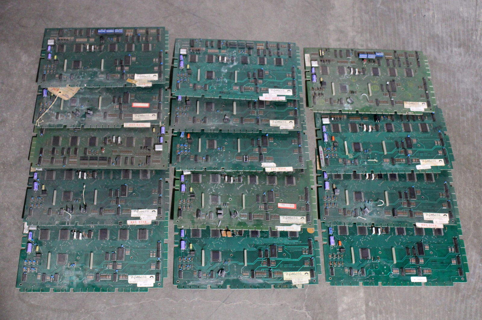 Gottlieb Pinball Boards, Total of 14 Lot 1 (1 of 2)