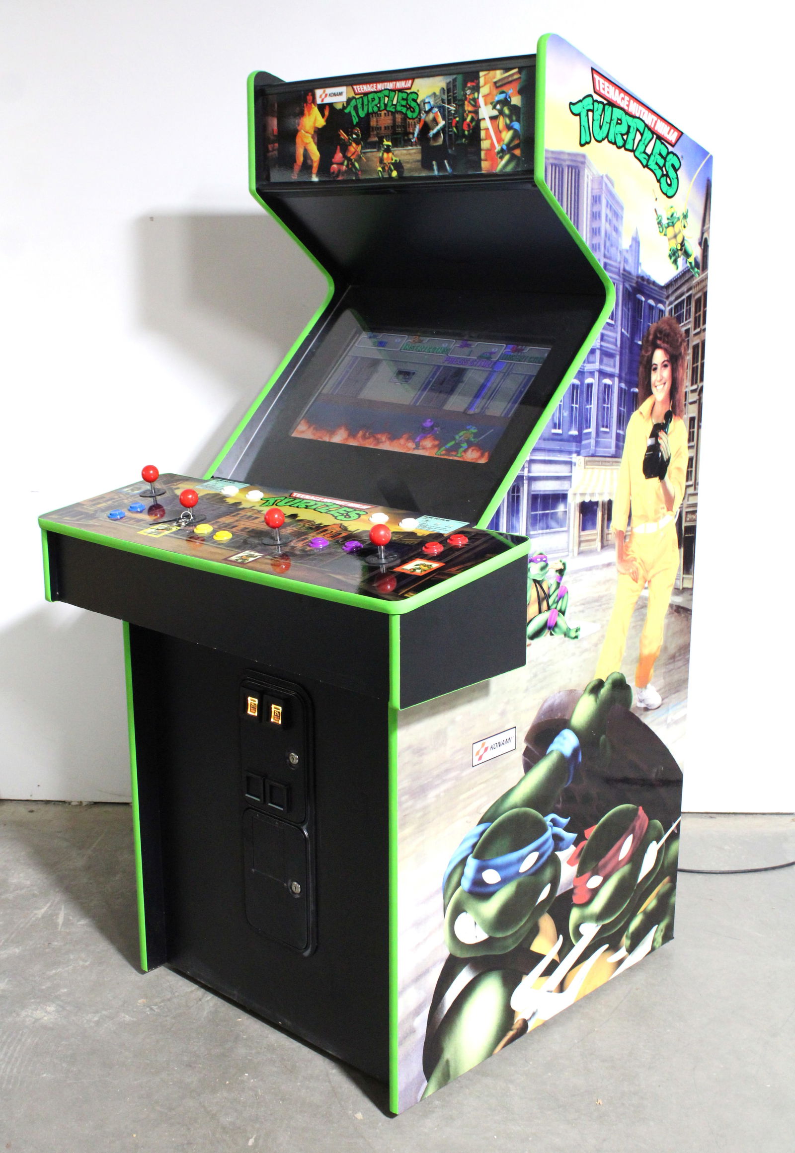 Konami Teenage Mutant Ninja Turtles Arcade Game, New Build (1 of 4)