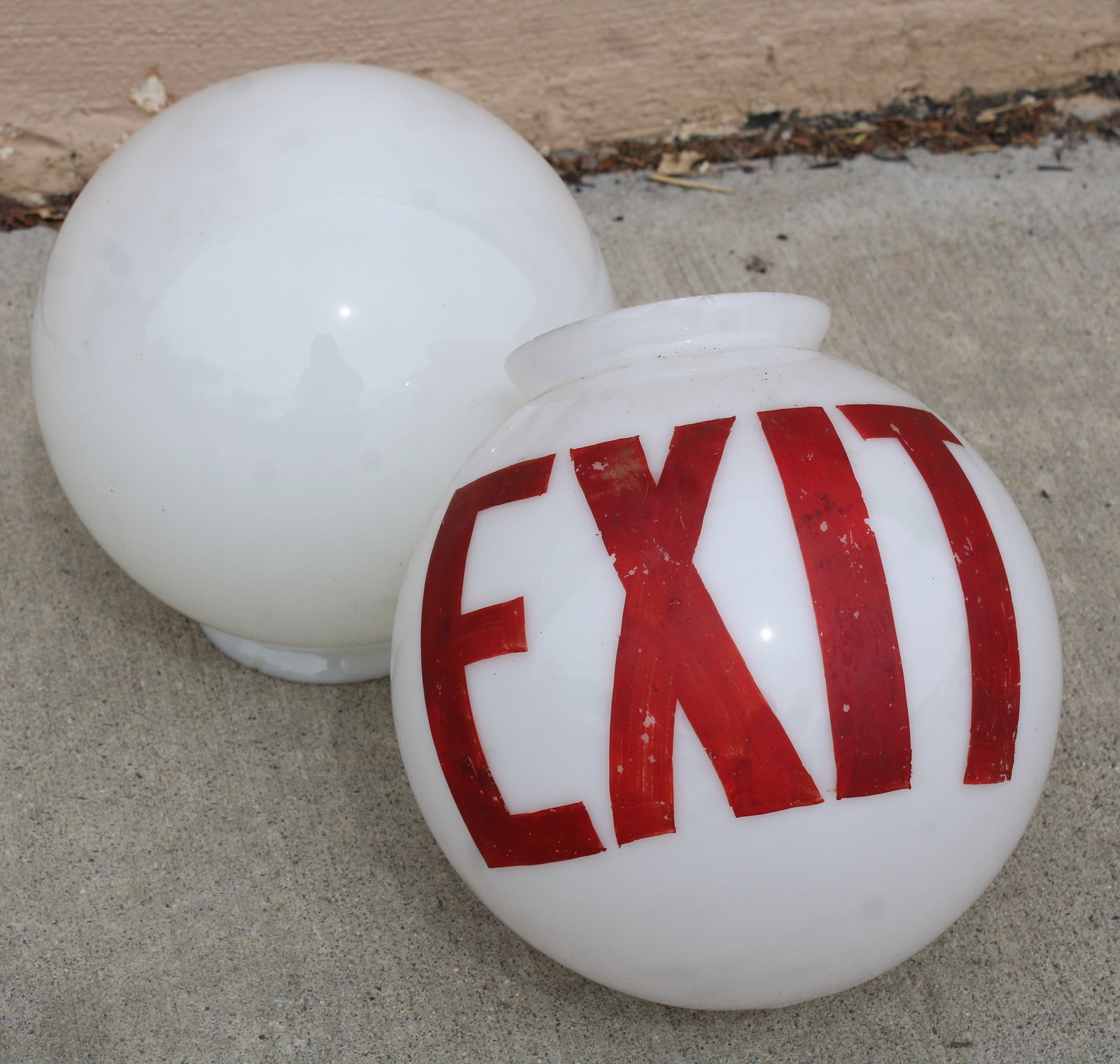 Glass Light Globes, Exit (1 of 1)