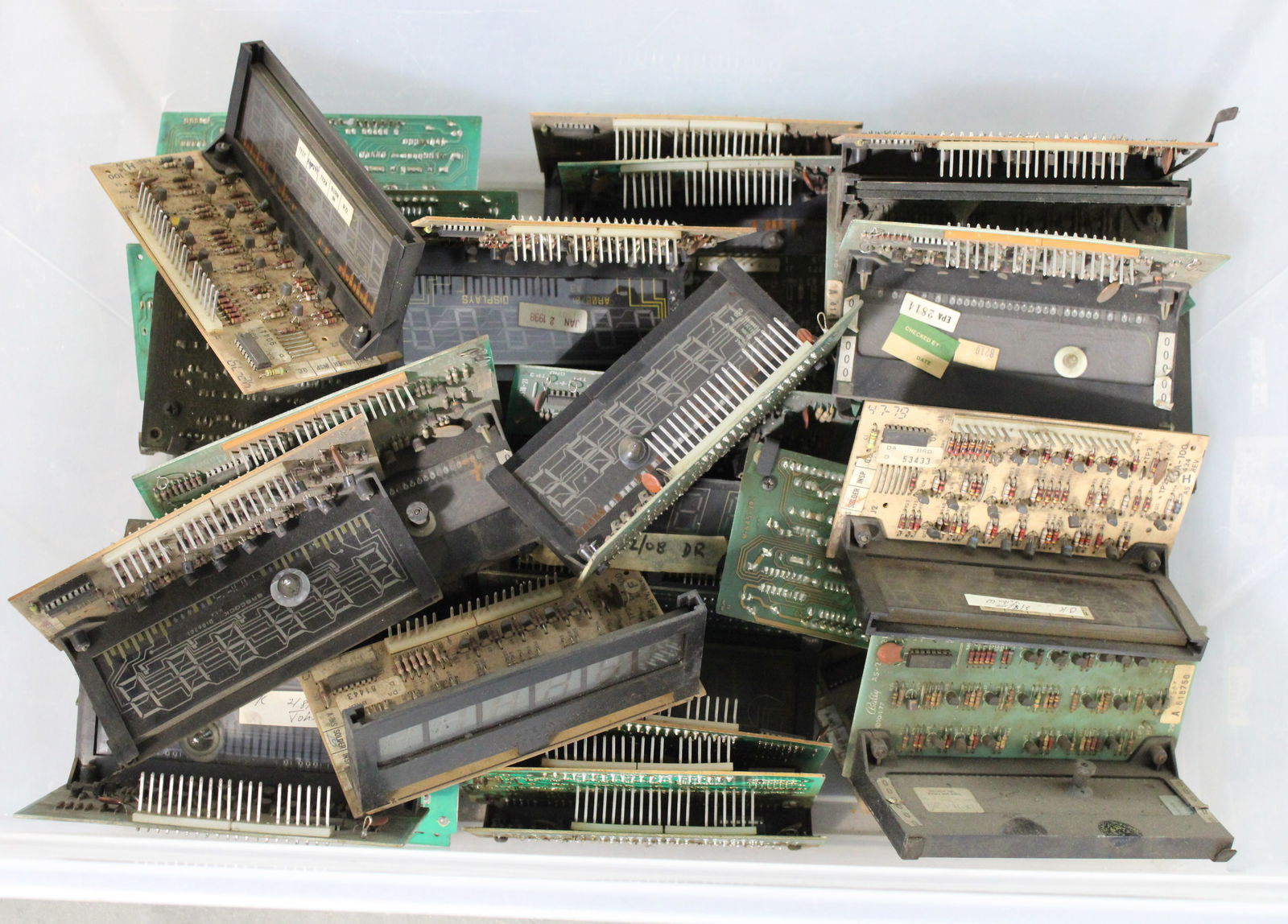 Large Lot of Six / Seven Digit Pinball Displays (1 of 1)