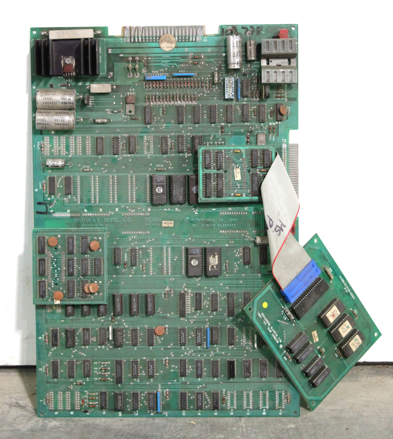 Bally Ms. Pac-Man Arcade Game Board (1 of 1)