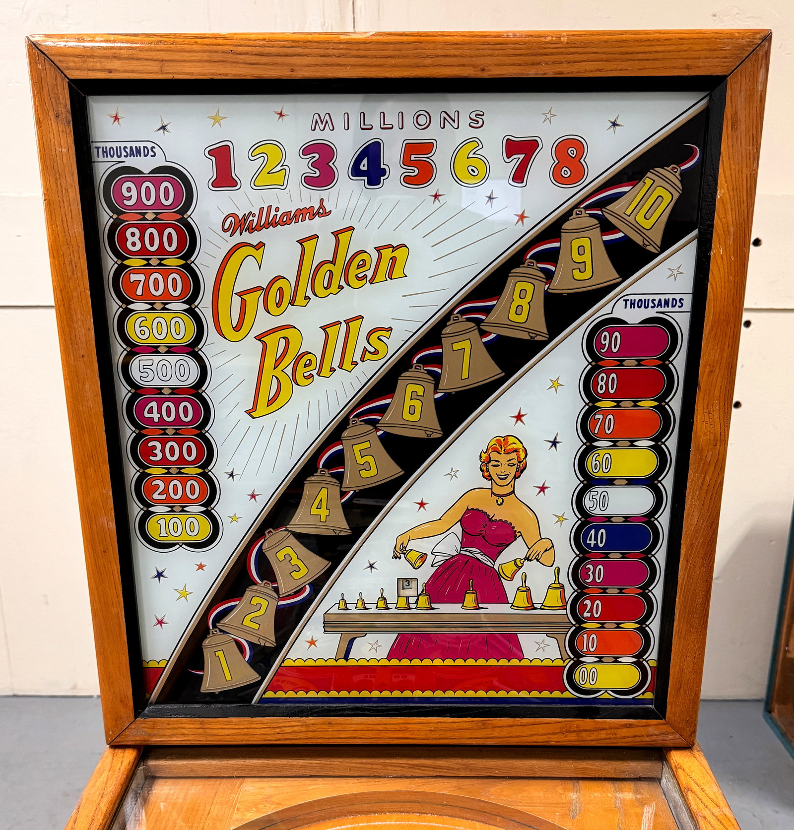 Williams Golden Bells Woodrail Pinball Machine (1 of 8)