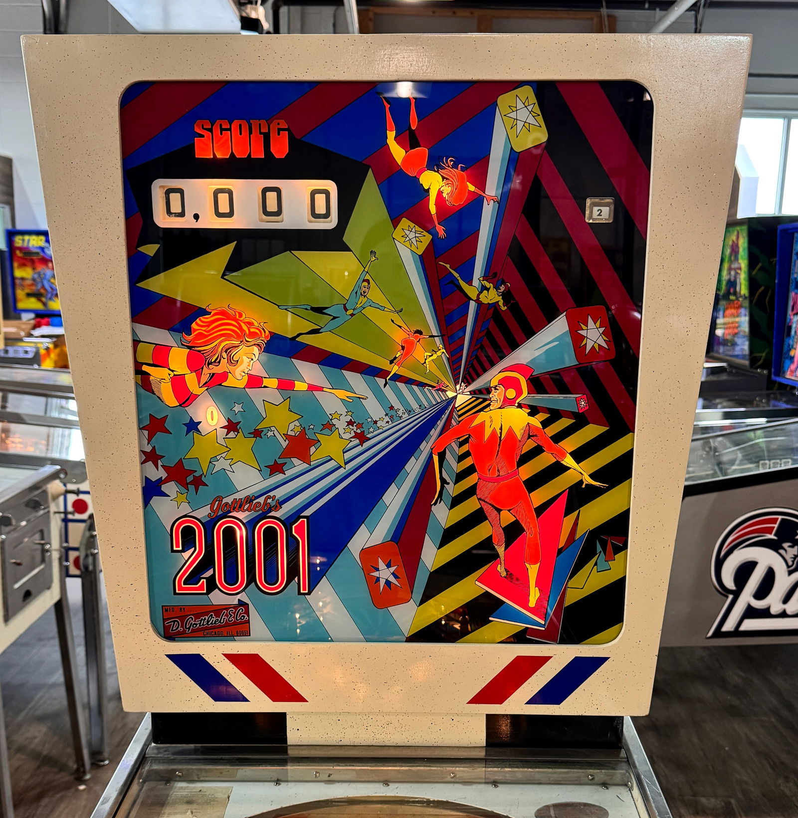 Gottlieb 2001 Wedgehead Pinball Machine, 1971 (1 of 10)