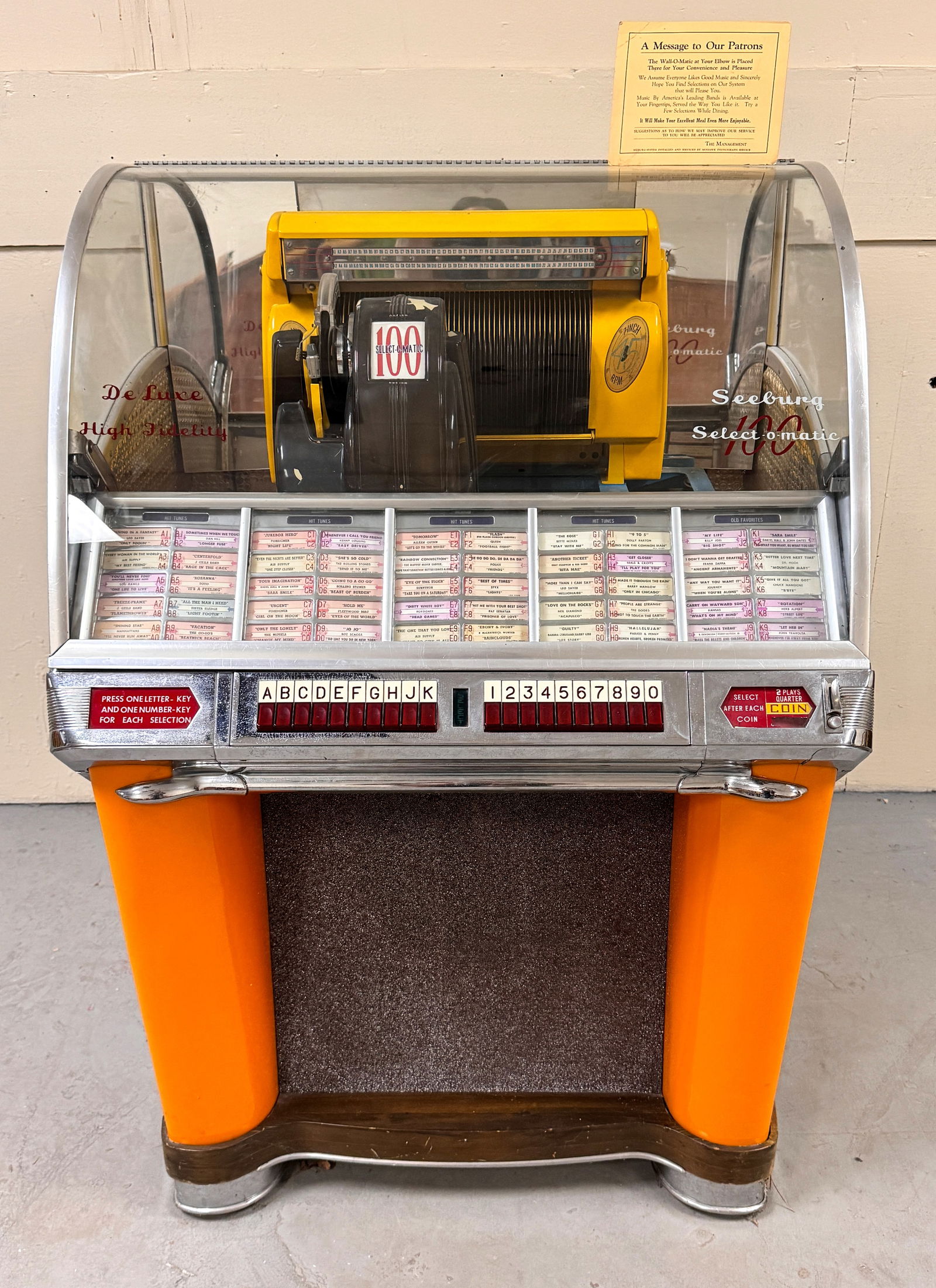 Seeburg Model G Coin Operated Jukebox, 1954 (1 of 9)