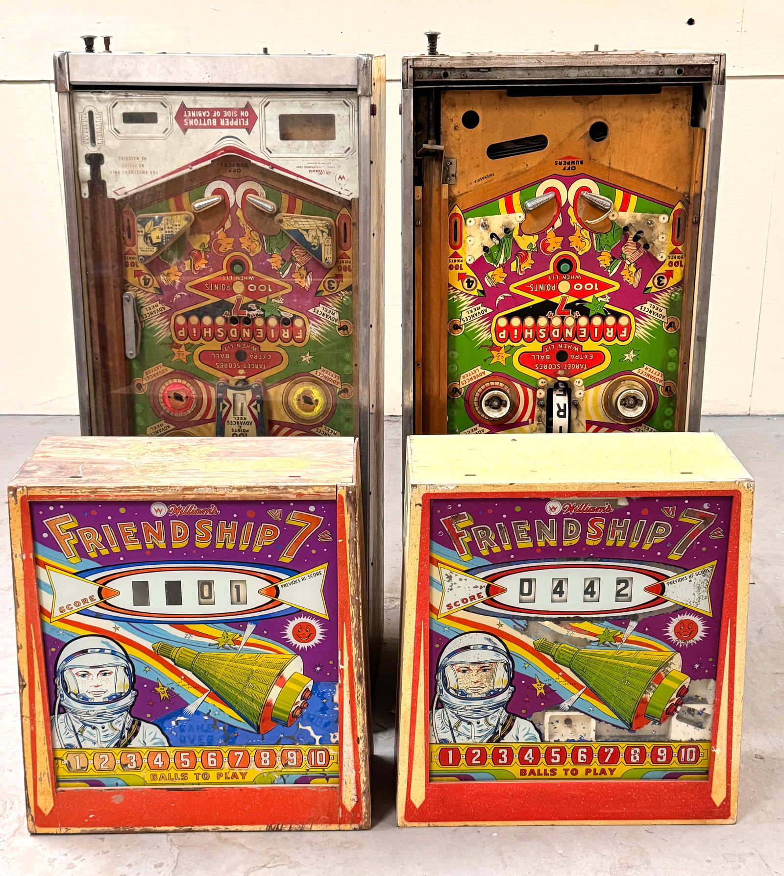Williams Friendship 7 Reverse Wedgehead Pinball, Project Machines (1 of 7)