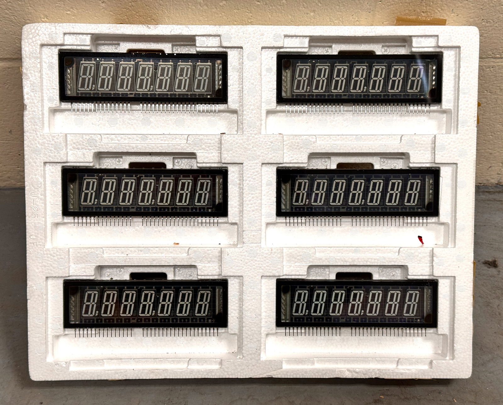 NOS 7-Digit Pinball Displays, Lot 1 (1 of 1)