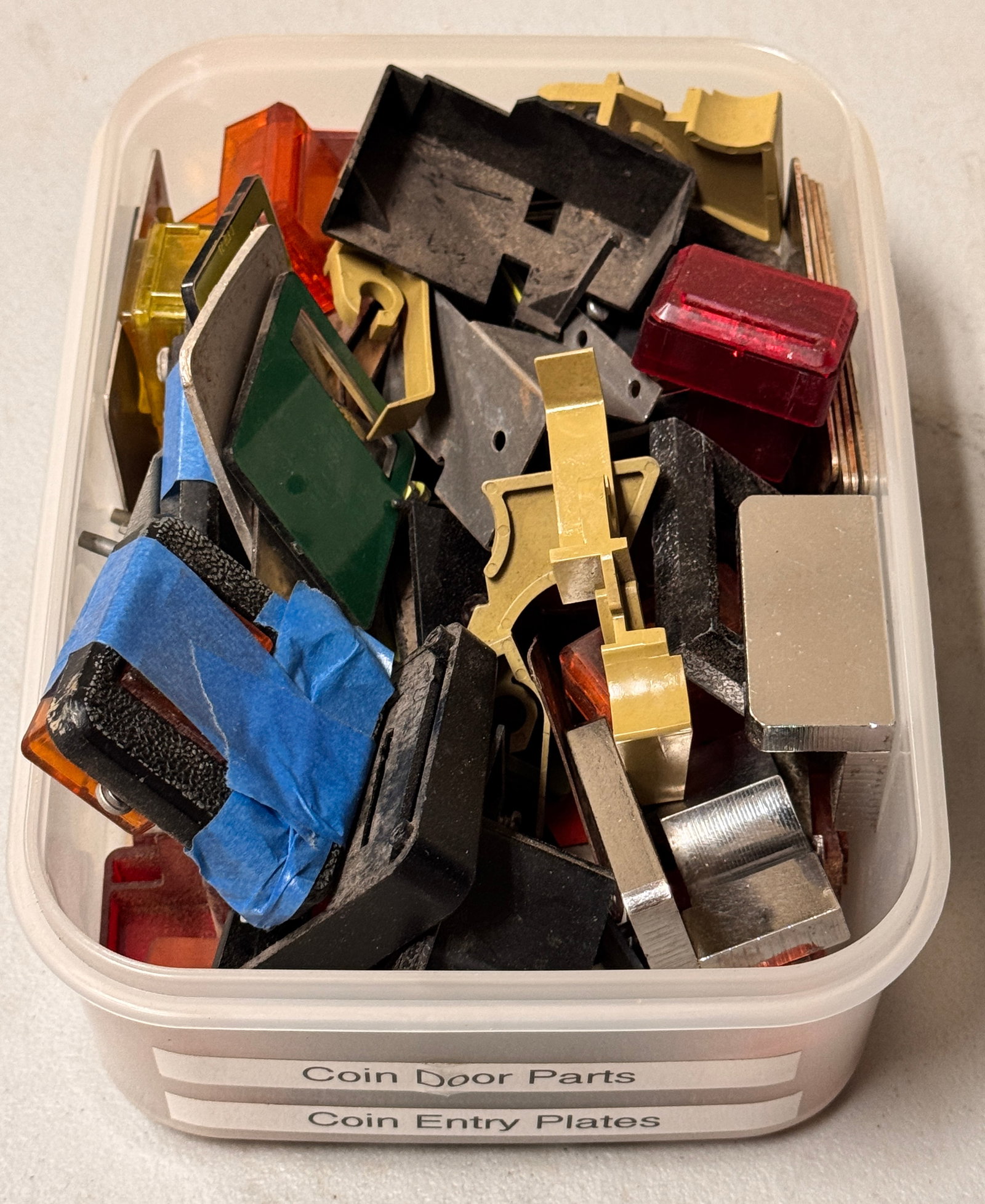 Coin Door Parts / Entry Plates for Pinball or Arcade (1 of 2)