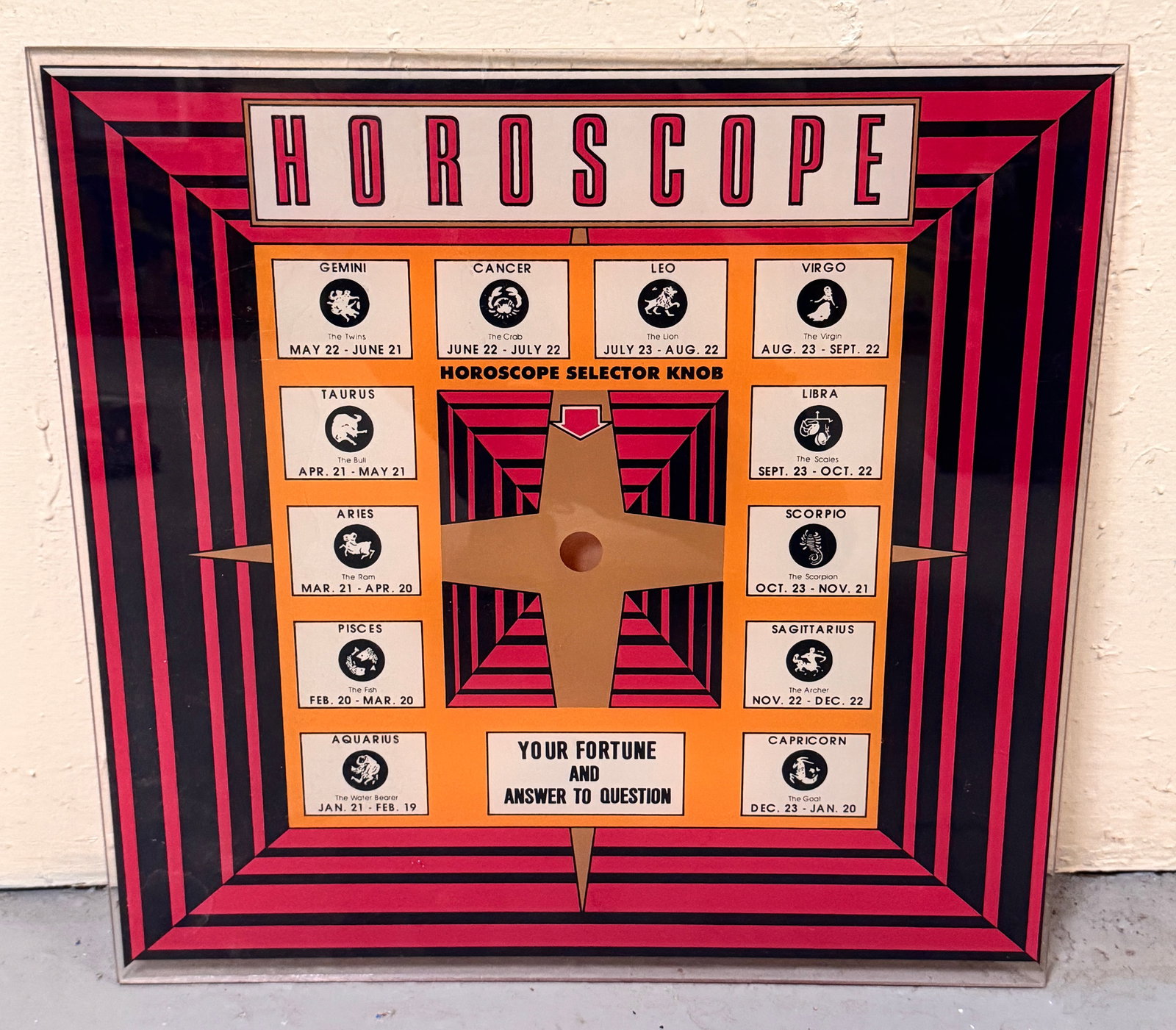 Genco Horoscope Grandma Fortune Teller Marquee Plexi (1 of 1)