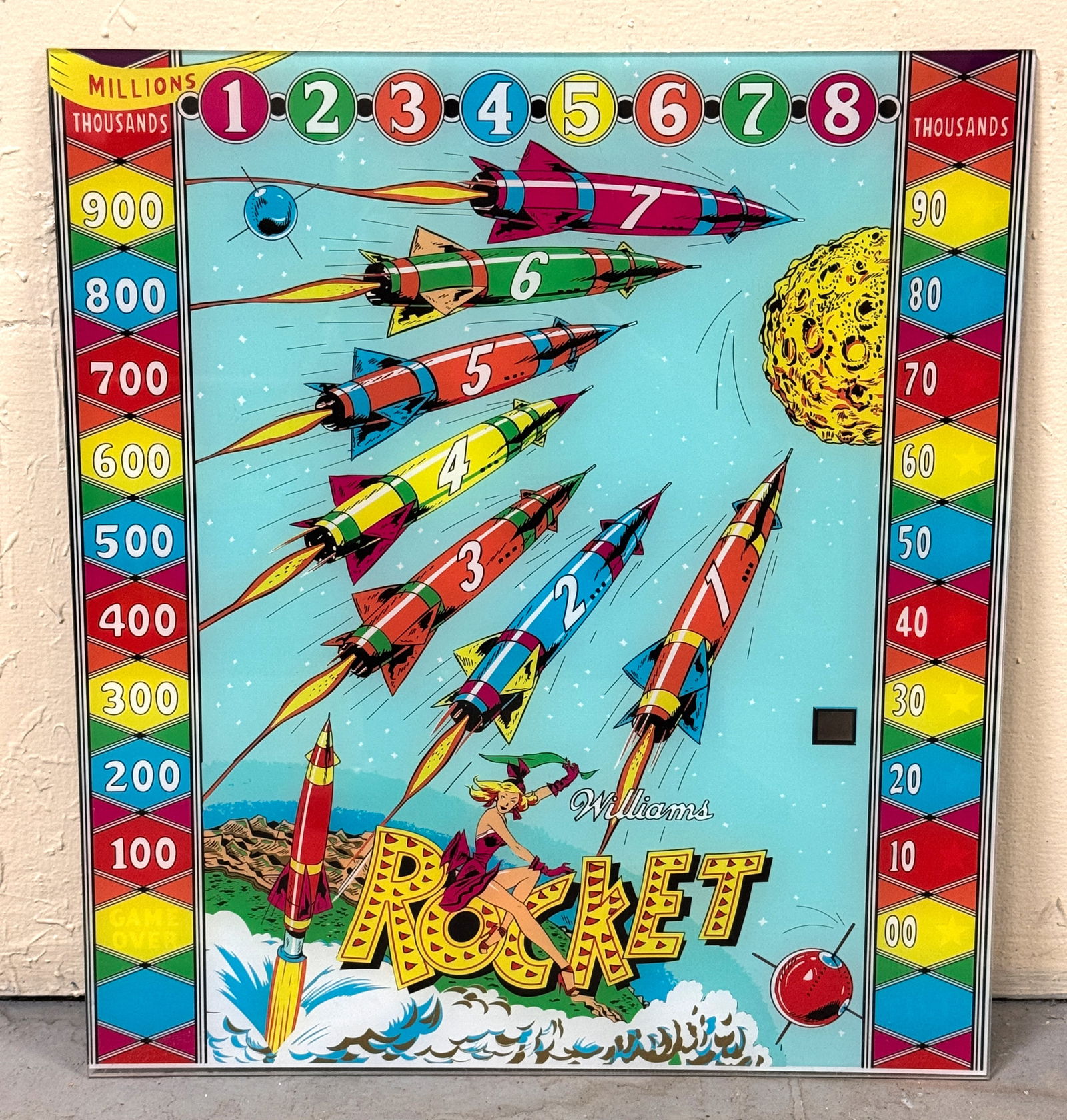 Williams Rocket Pinball Plexi (1 of 1)