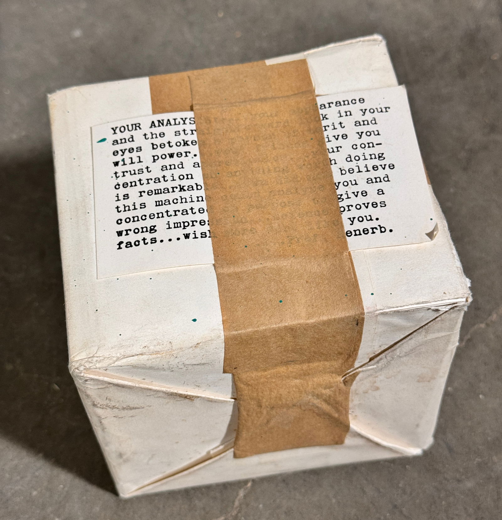 NOS Exhibit Supply Your Analysis Coin Op Vendor Cards (1 of 2)