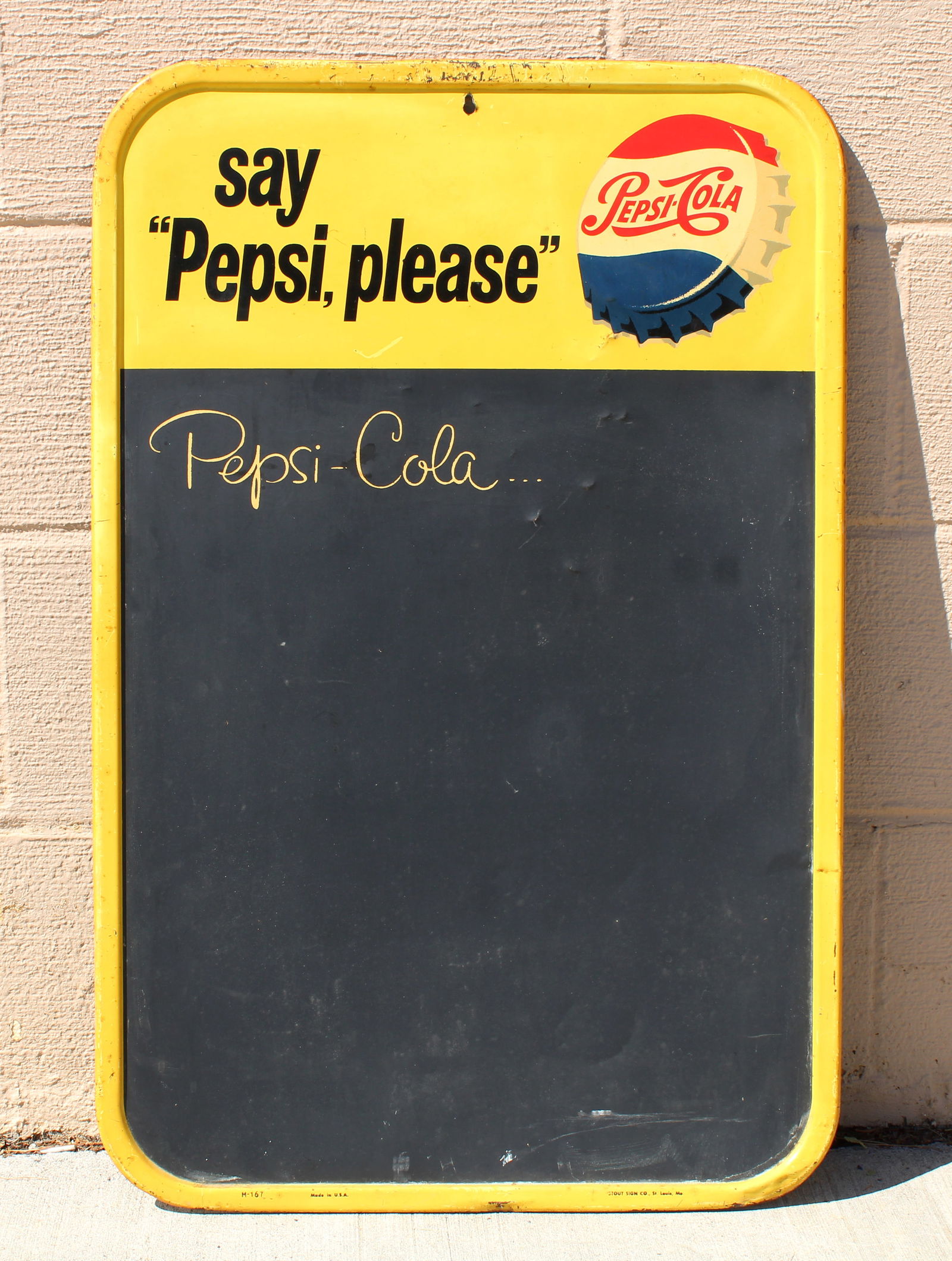 Pepsi Menu Board, Stout Sign Co. (1 of 3)