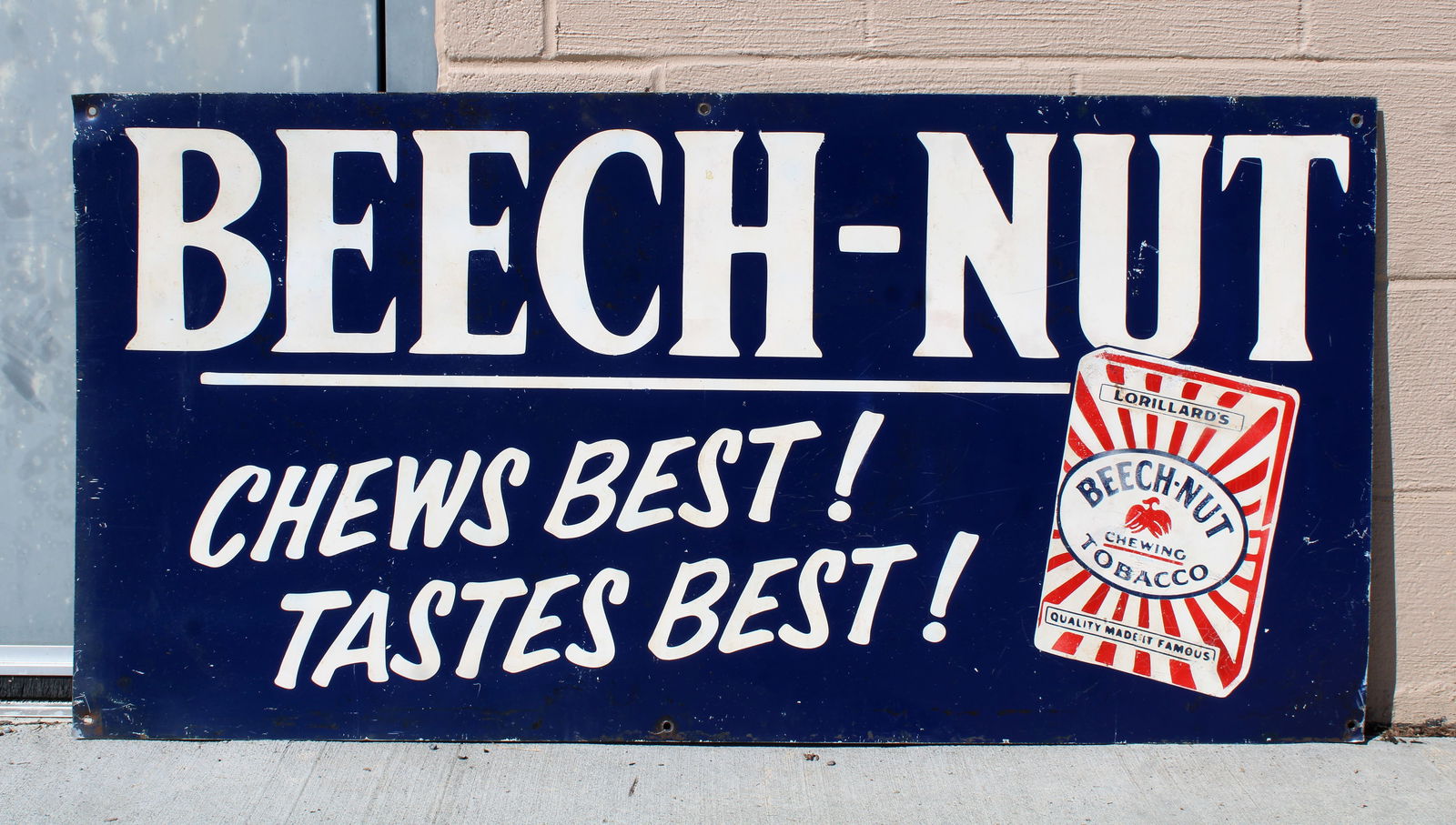 4FT Beech-Nut Tobacco Sign (1 of 2)