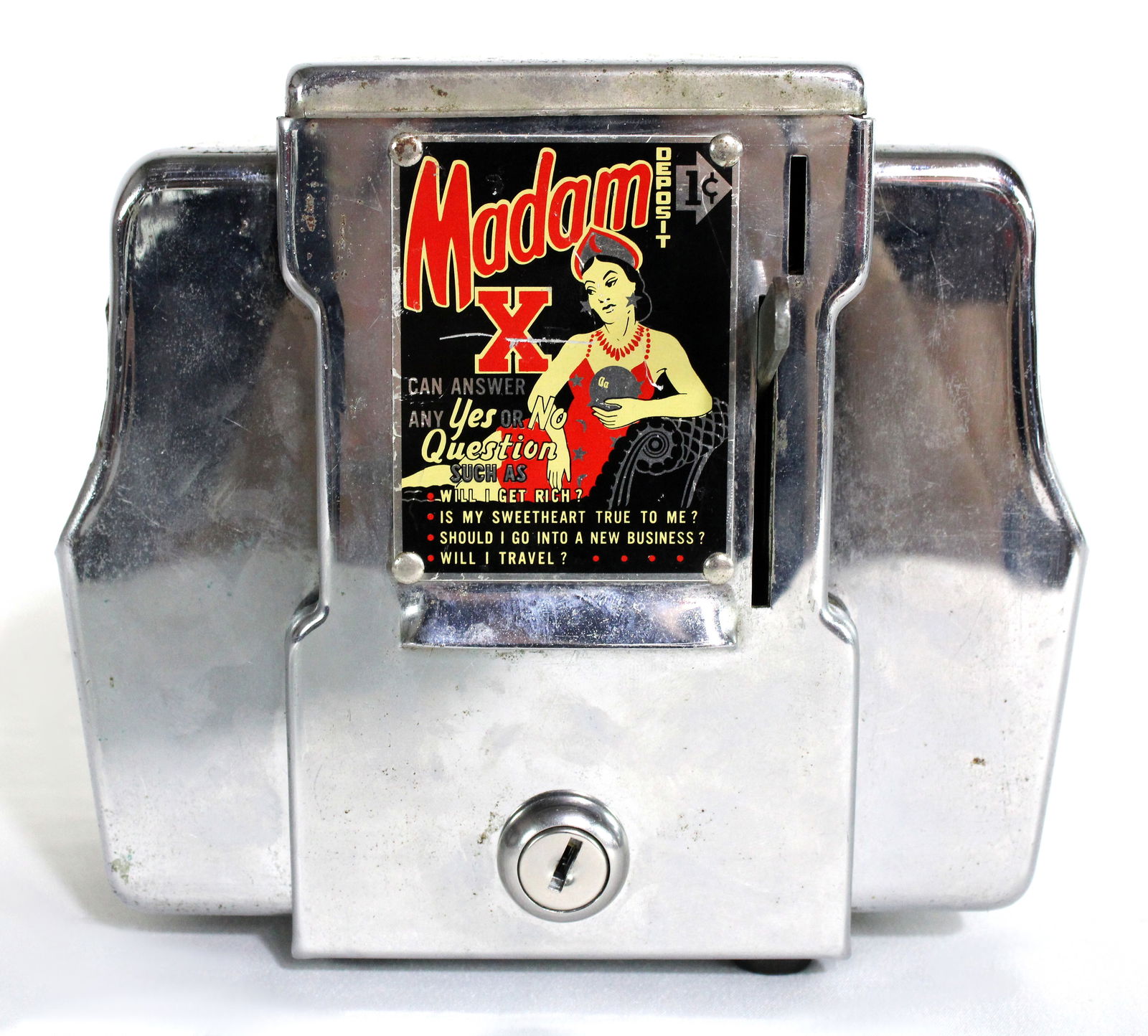 Madam X Coin Operated Fortune Teller Napkin Holder (1 of 4)