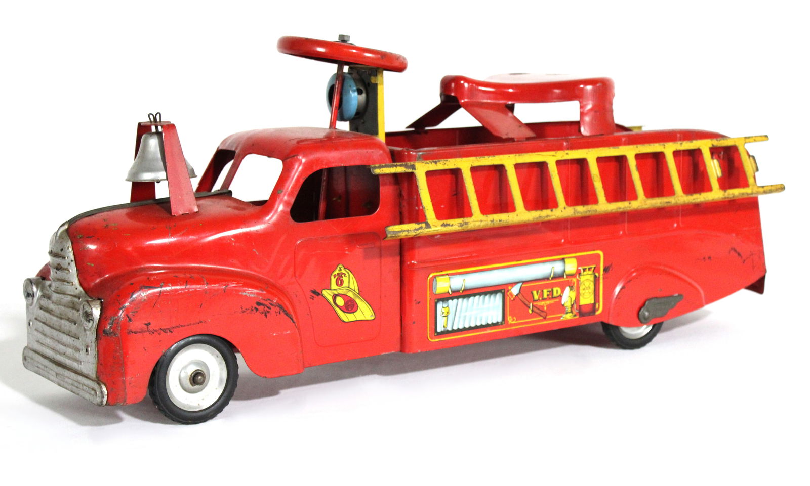 Marx Ride On Fire Truck, 1950s (1 of 6)