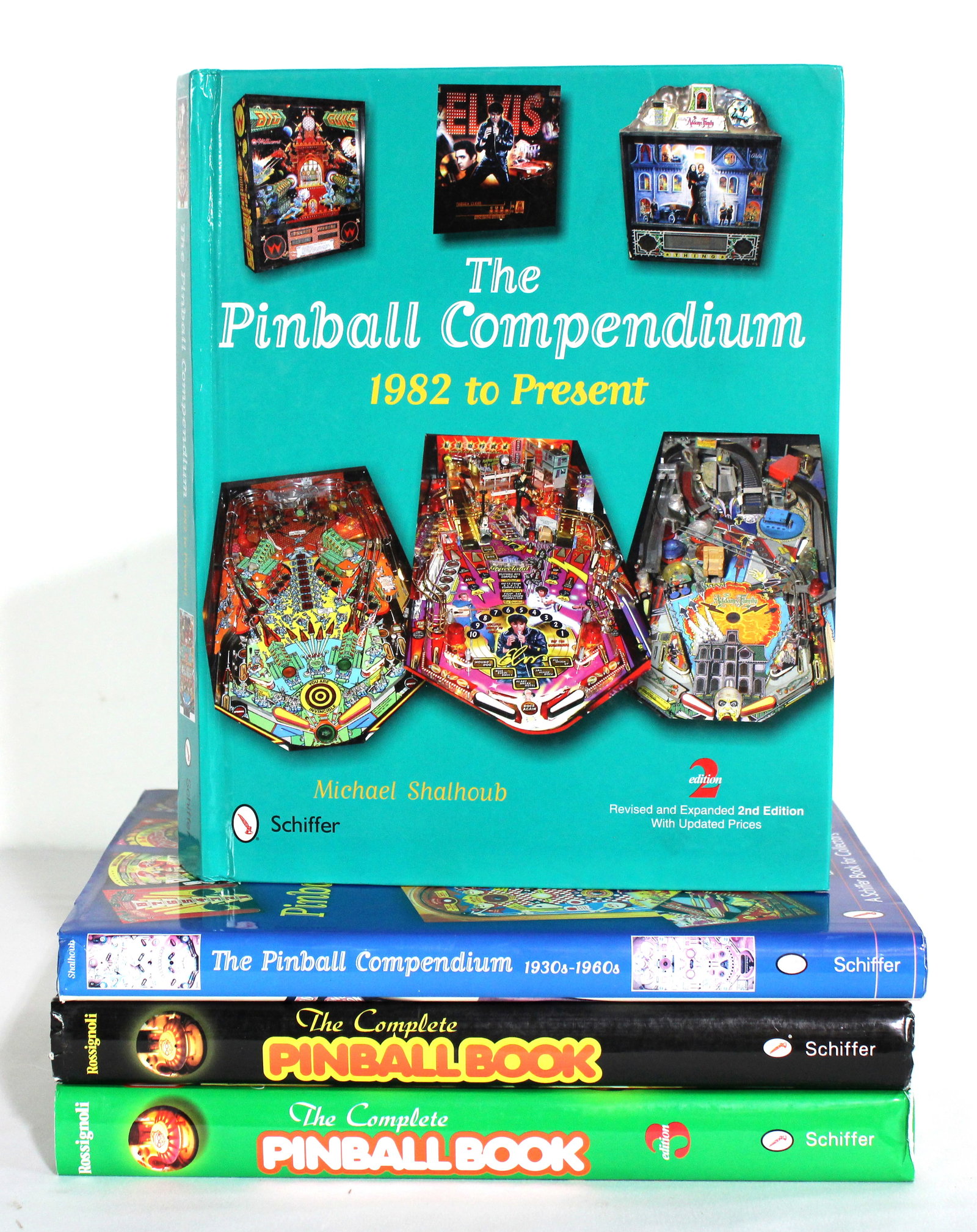 Pinball Collector Books incl. The Pinball Compendium: Total of 4. In-house shipping available.