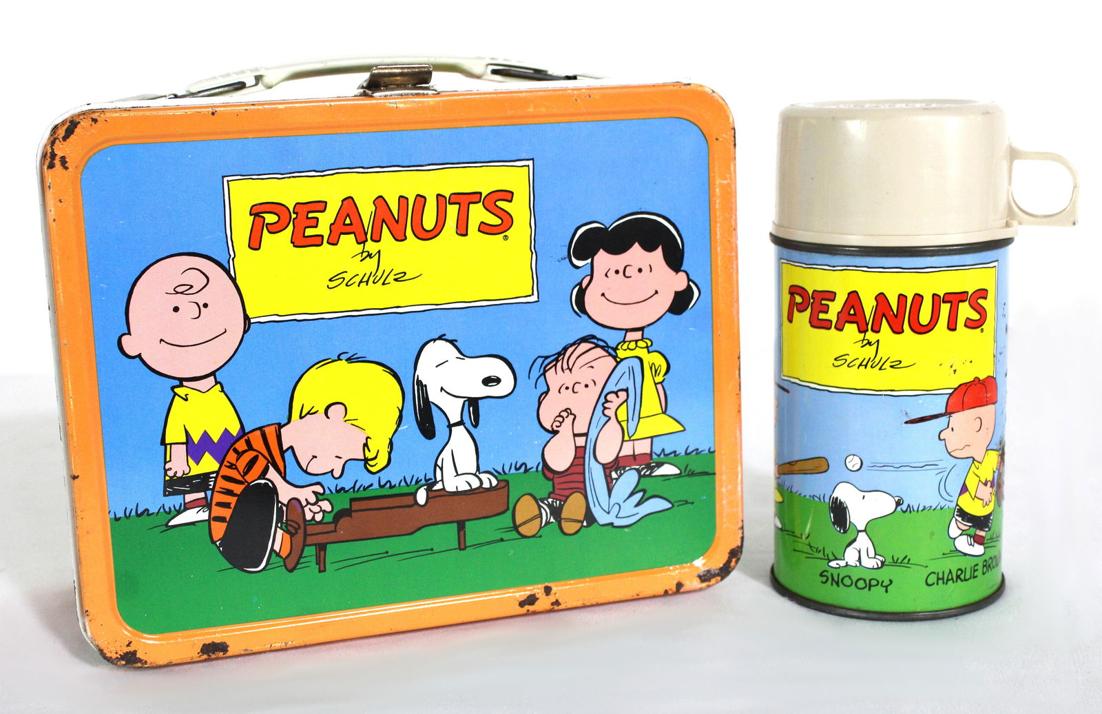 Thermos Peanuts Tin Lunchbox with Thermos (1 of 3)