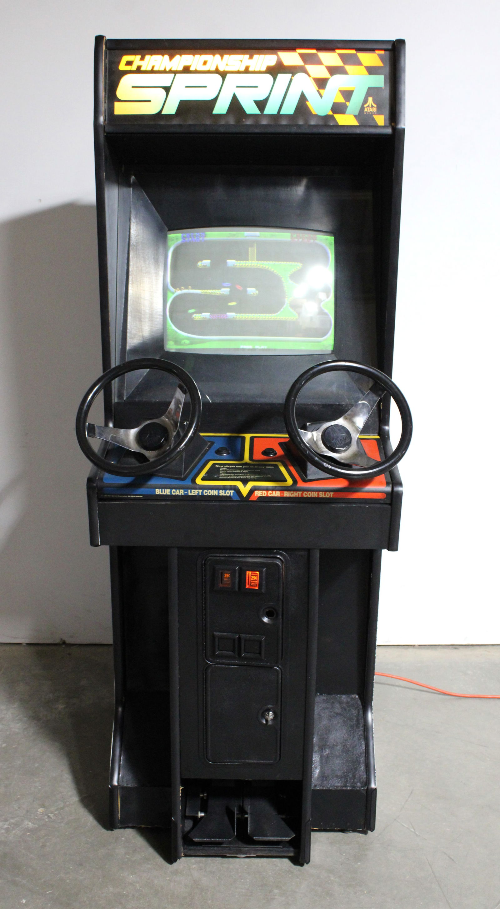 Atari Championship Sprint Arcade Game (1 of 4)
