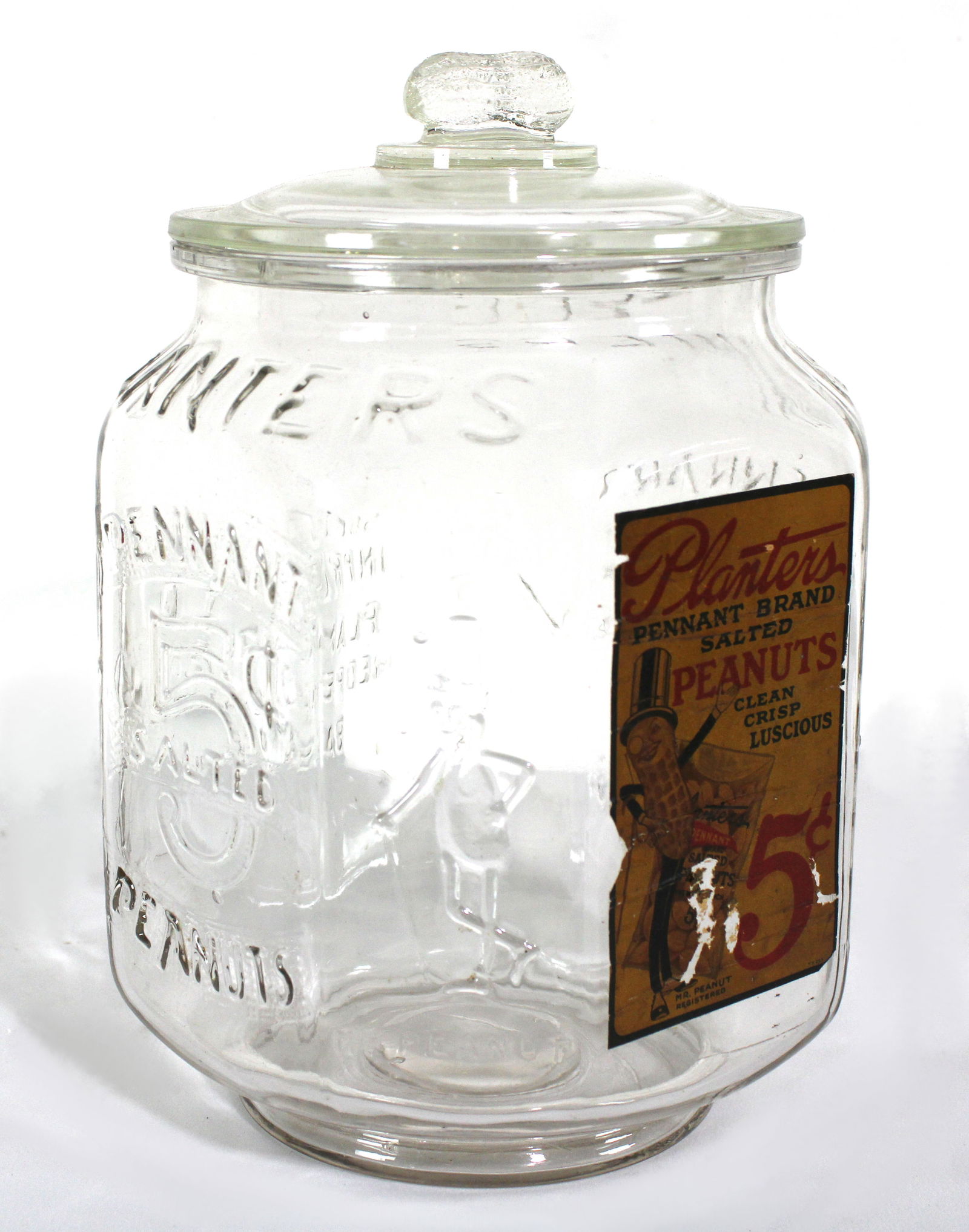 Planters Peanuts Embossed Jar (1 of 4)