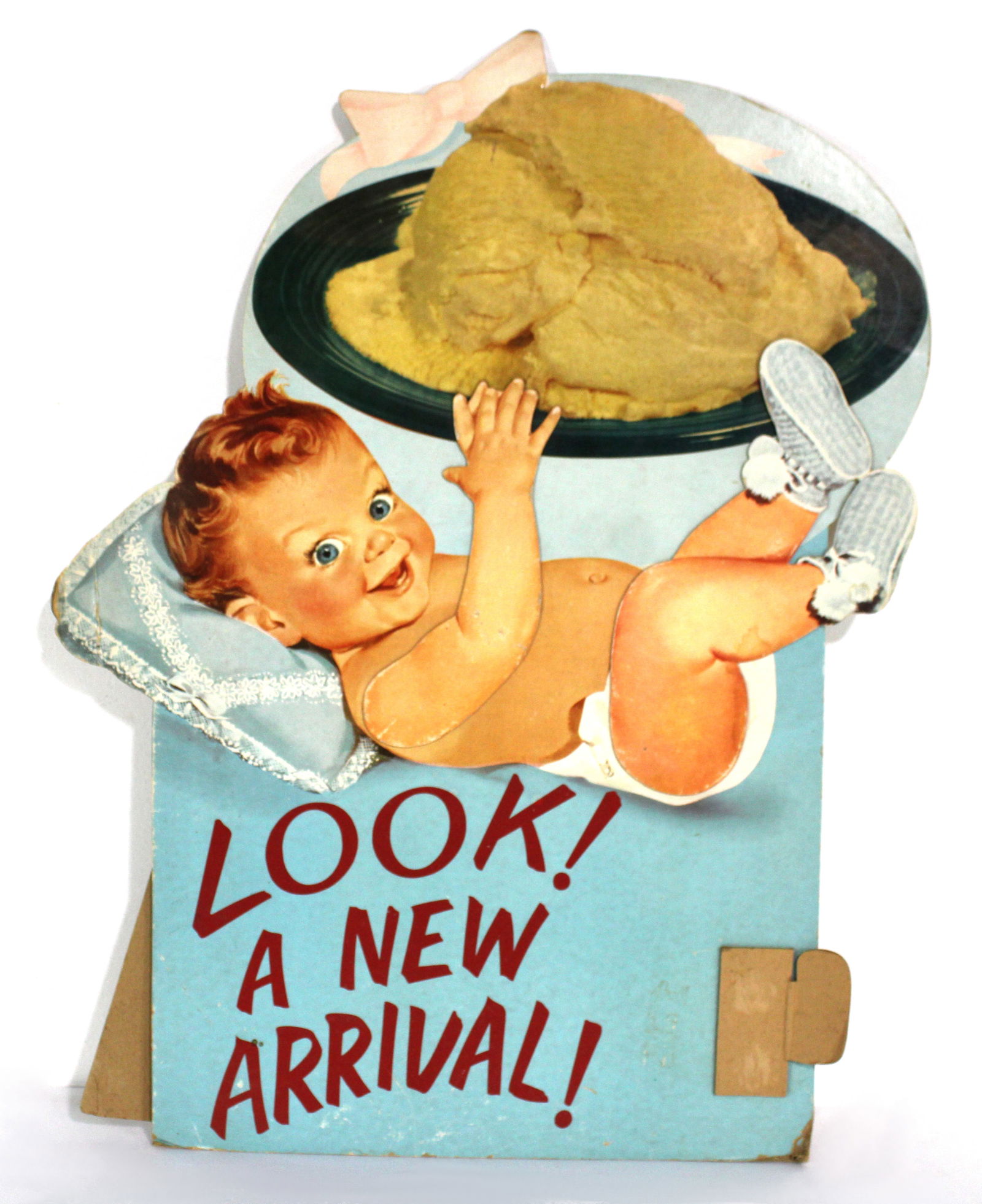 Blanchard Brand Ice Cream Die Cut Easel Back Advertisement (1 of 2)