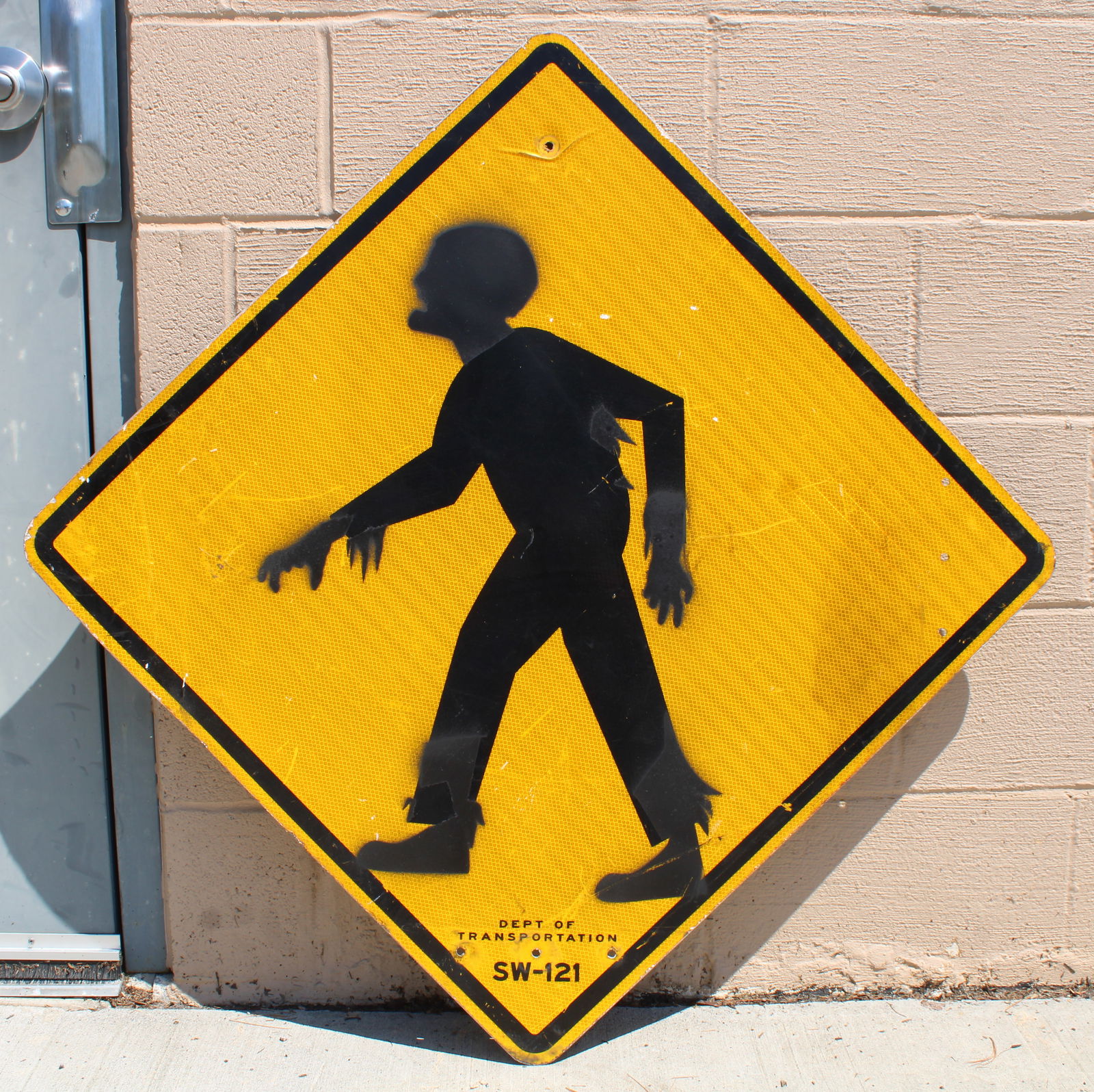 Zombie Crossing Custom Street Sign (1 of 1)