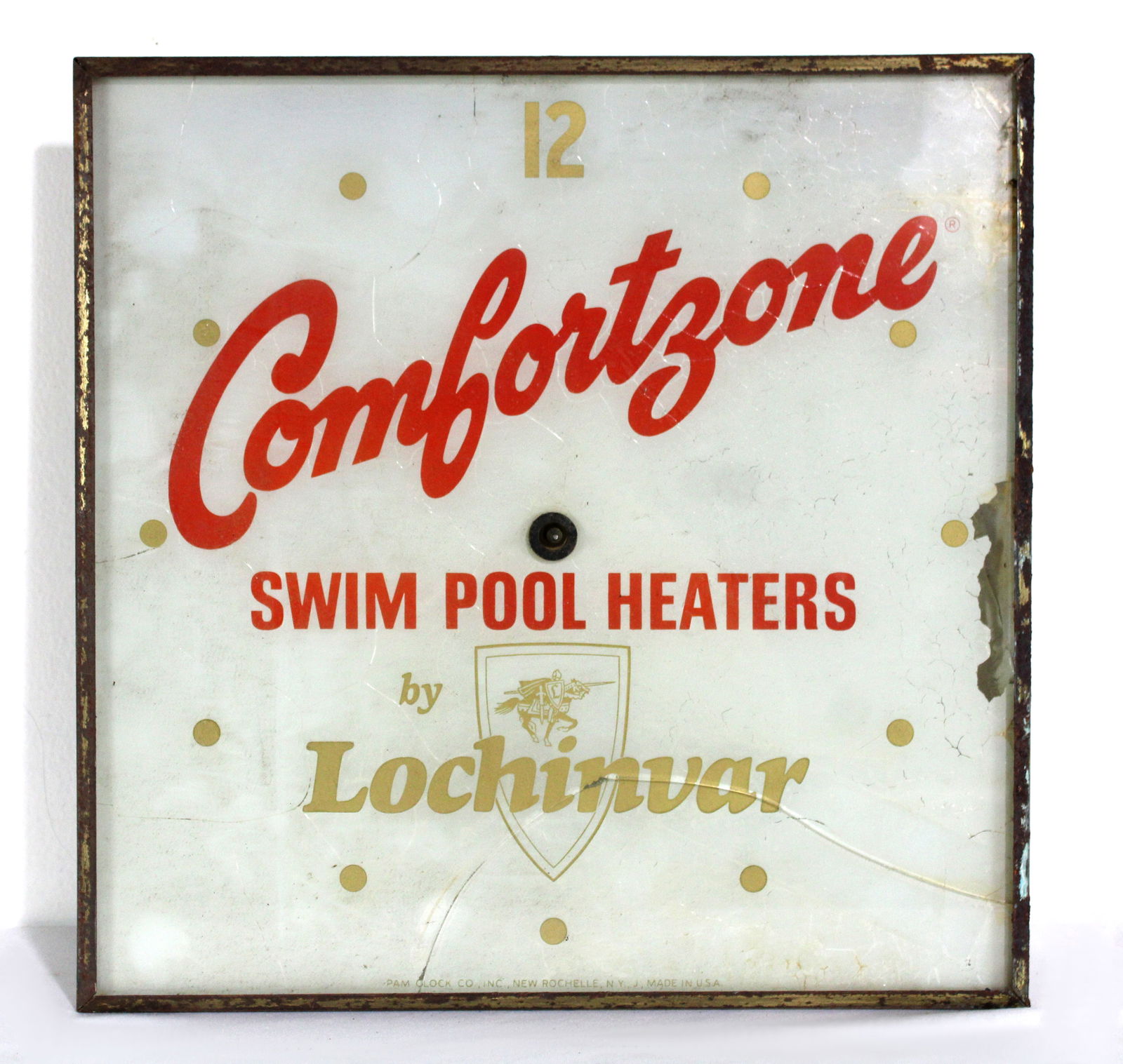 Comfortzone Pam Advertising Clock (1 of 3)