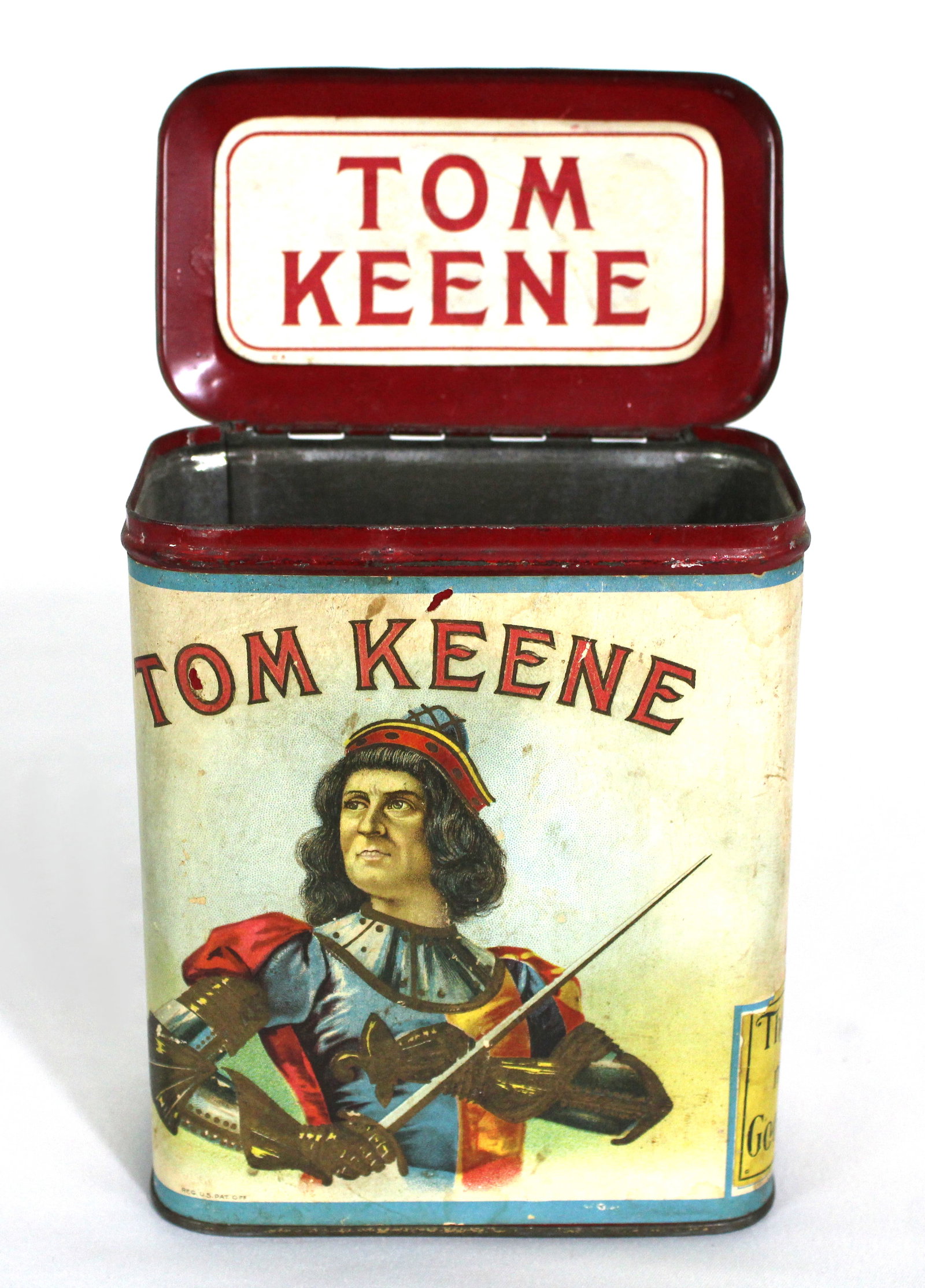 Tom Keene Cigar Tin: In-house shipping available.