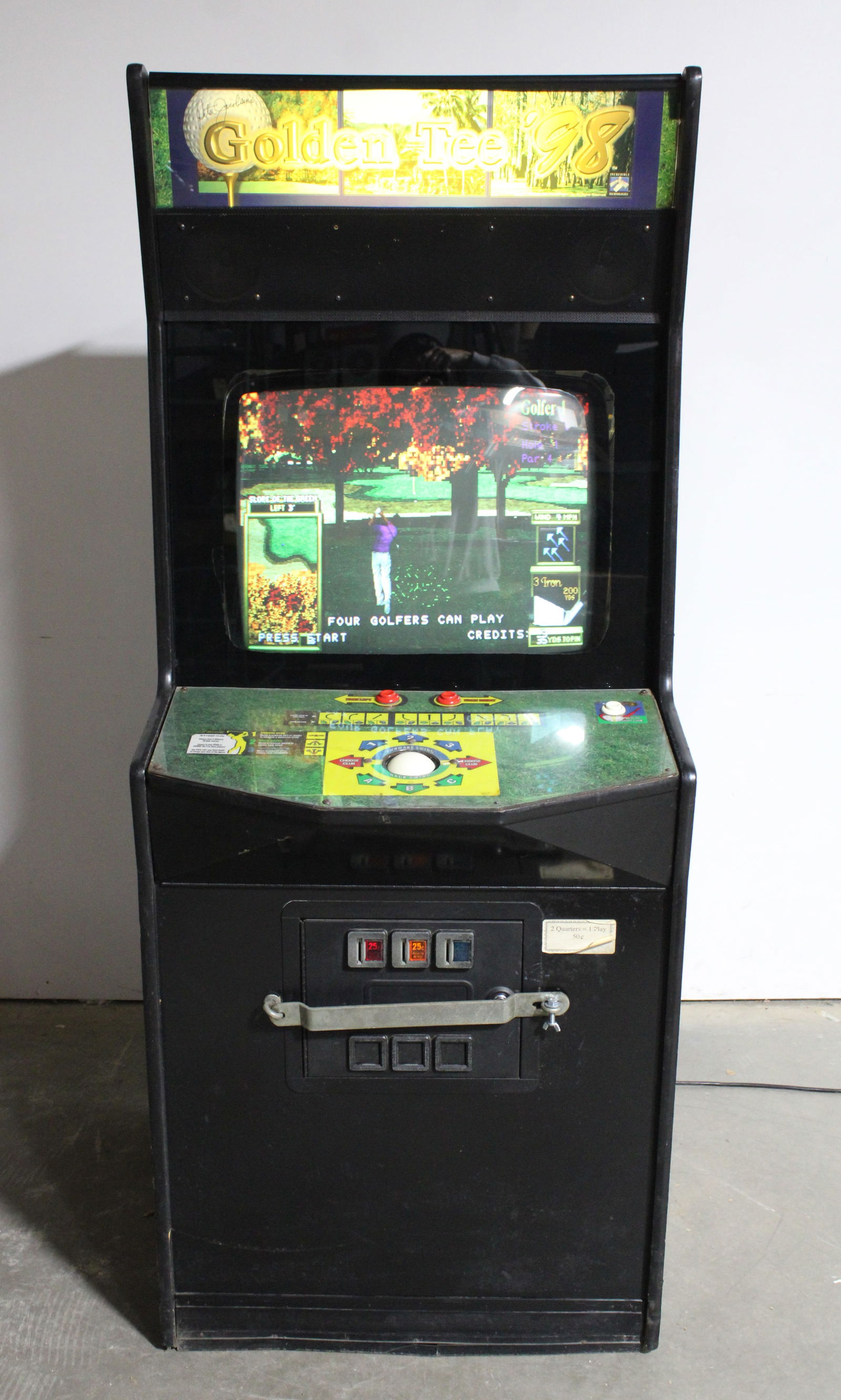 Golden Tee '98 Golf Arcade Game in Bally Midway Cabinet (1 of 3)