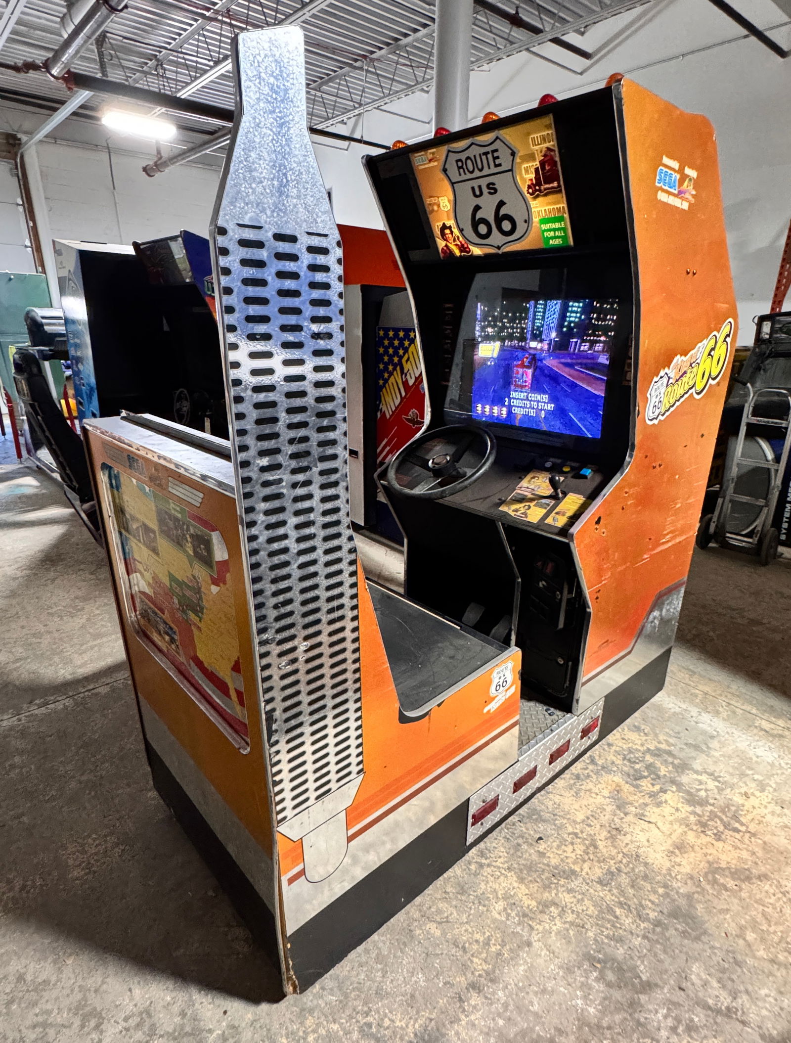 Sega The King of Route 66 Sit Down Arcade Game (1 of 4)