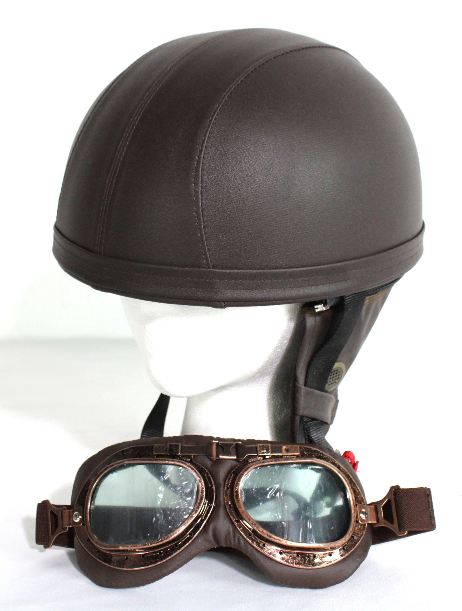 O'nealmx Steampunk Style Helmet with Goggles, New: In-house shipping available.