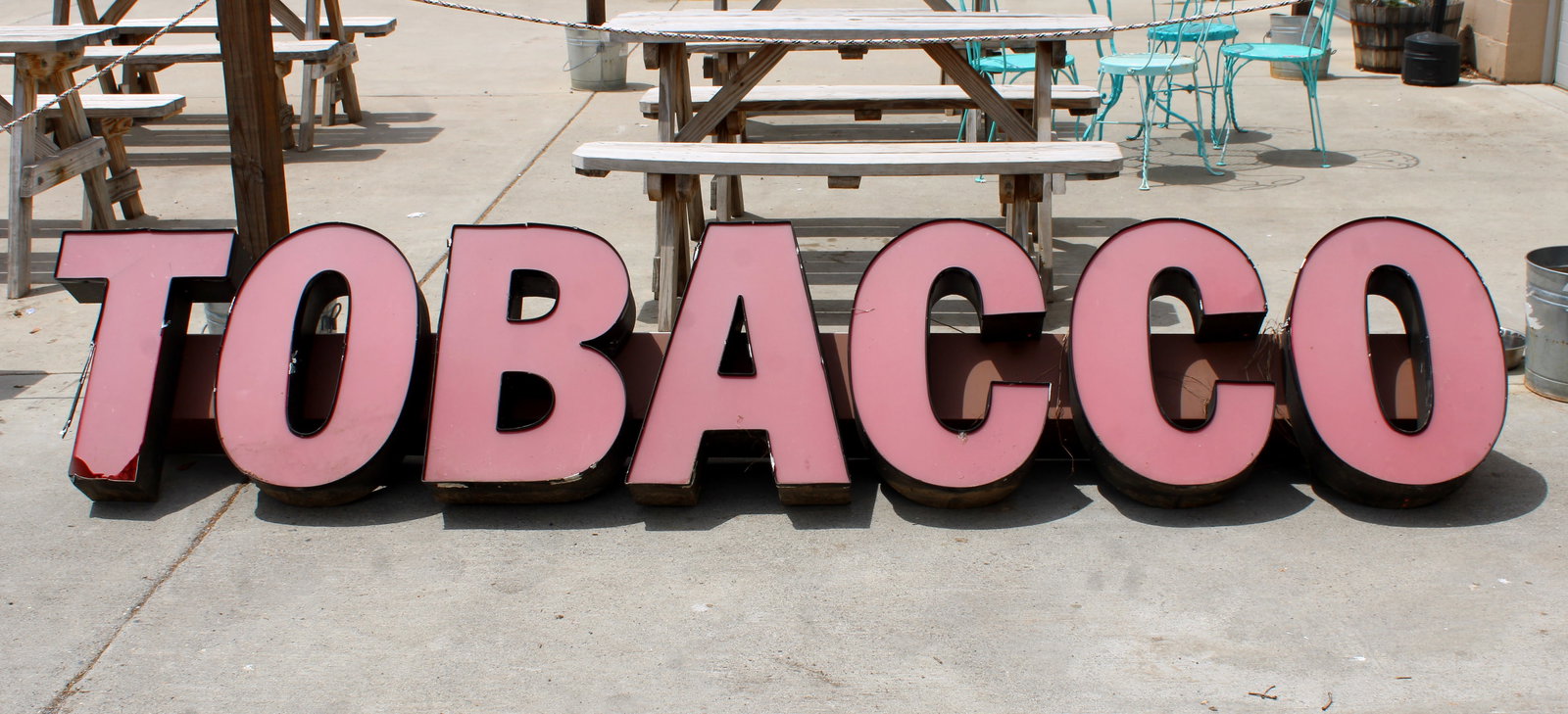 10FT Lighted Tobacco Store Sign (1 of 3)