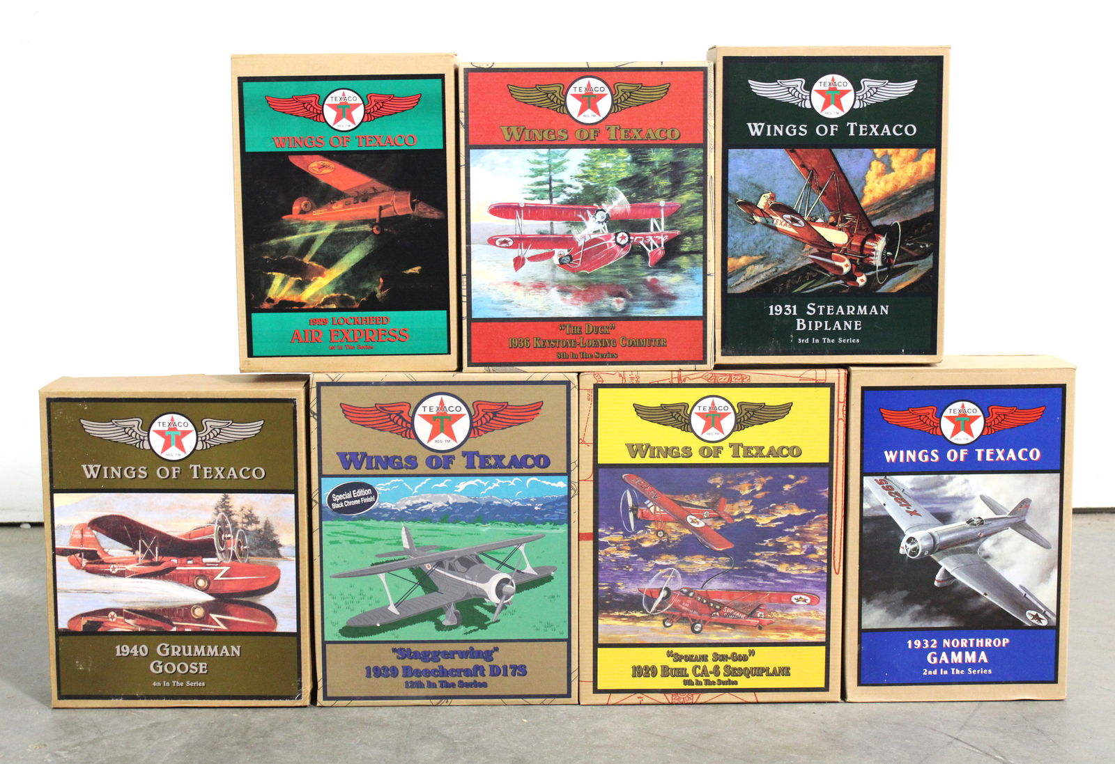 Wings of Texaco Model Airplanes: Total of 7. Not checked for condition. In-house shipping available.