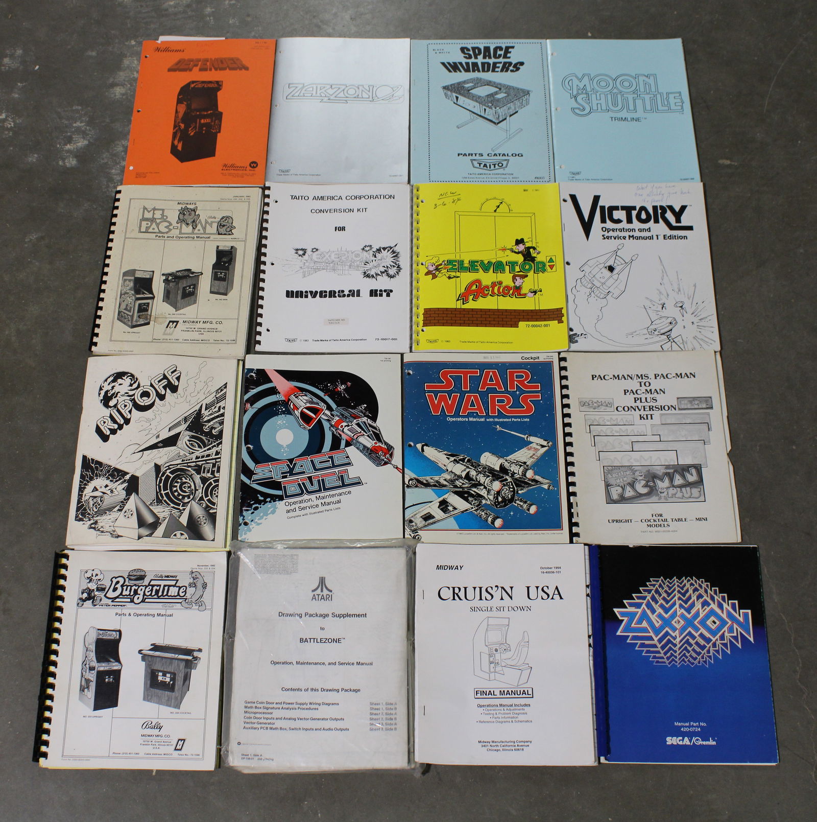 Arcade Manuals incl. Star Wars and Space Duel (1 of 1)