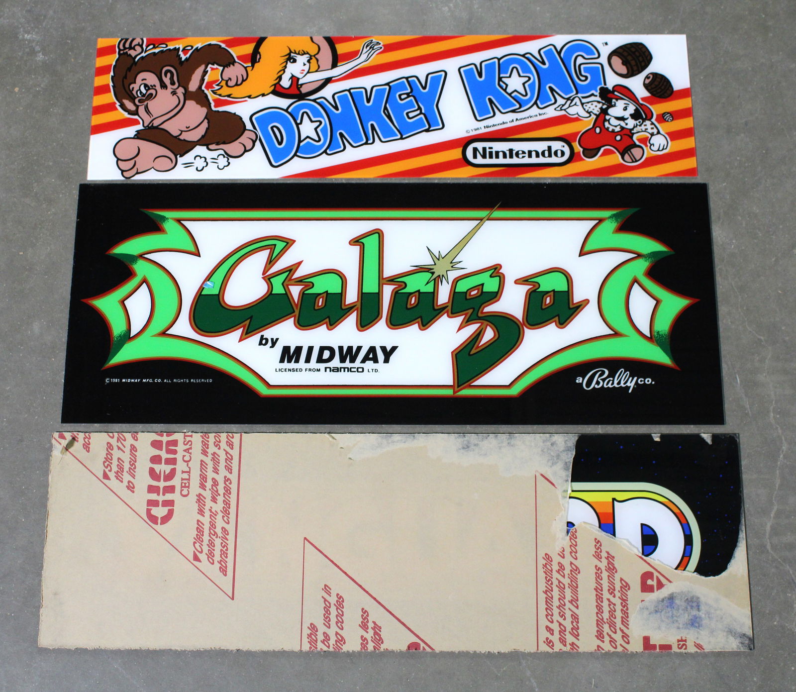 Arcade Headers incl. Donkey Kong, Galaga and Vanguard (1 of 1)